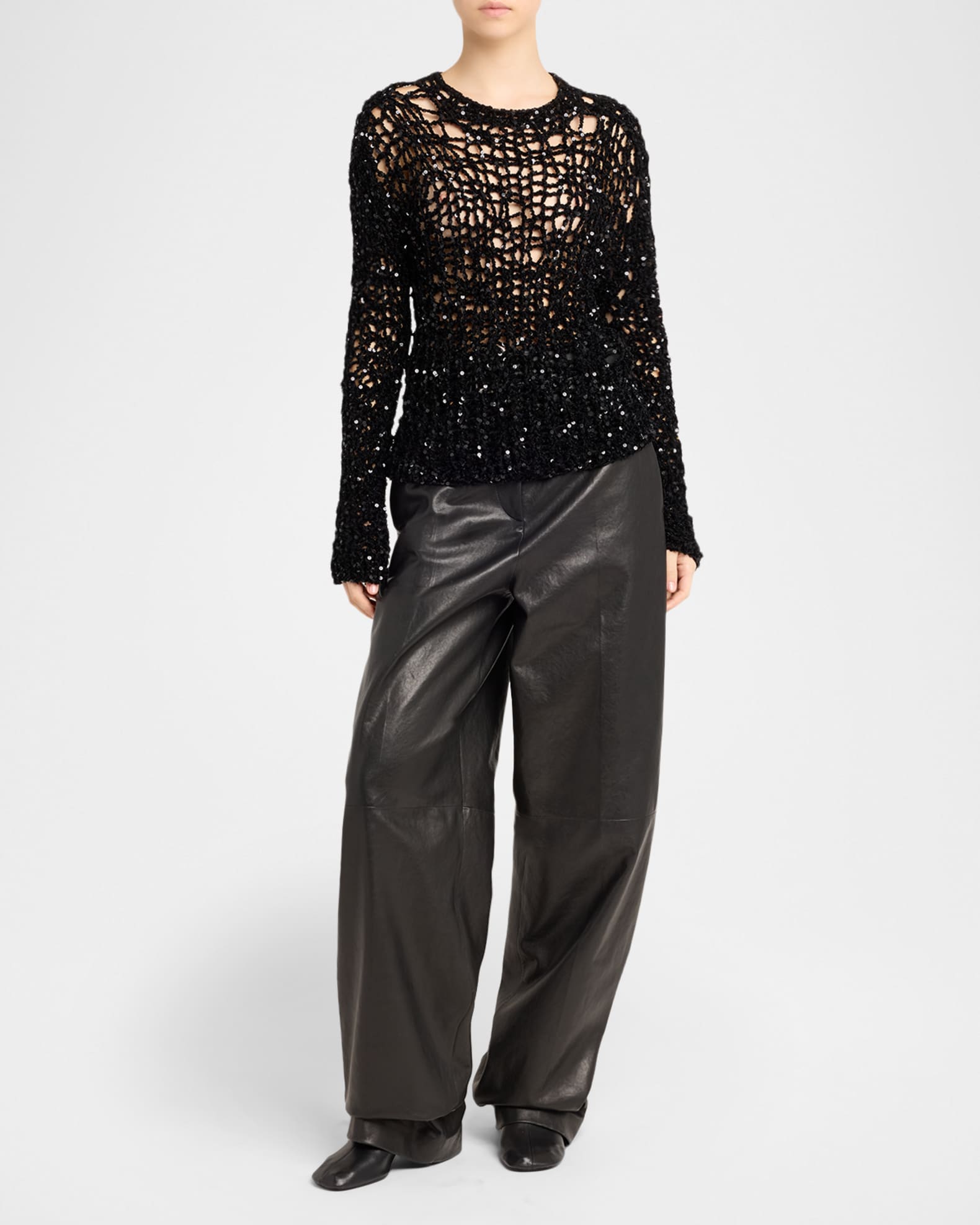 JIL SANDER スラブ編み長袖セーター JIL SANDER Alpaca-Blend Sweater for Men | MR PORTER