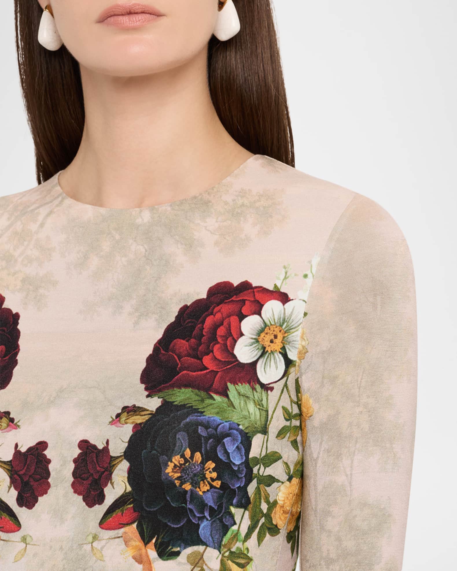 Forbidden Forest Delora Long-Sleeve Maxi Dress