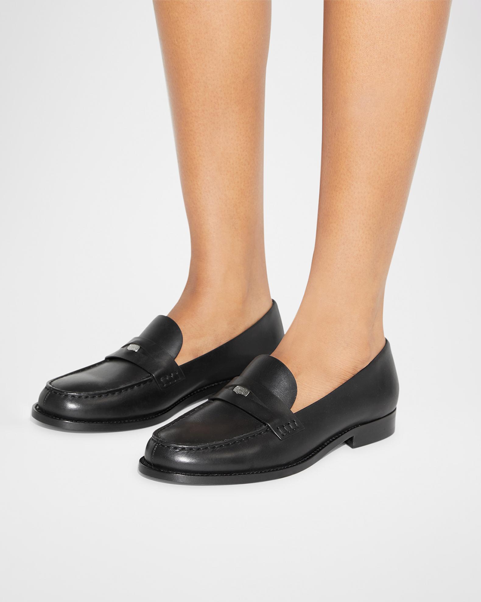 Tory Burch Classic Leather Penny Loafers | Neiman Marcus display picture 1