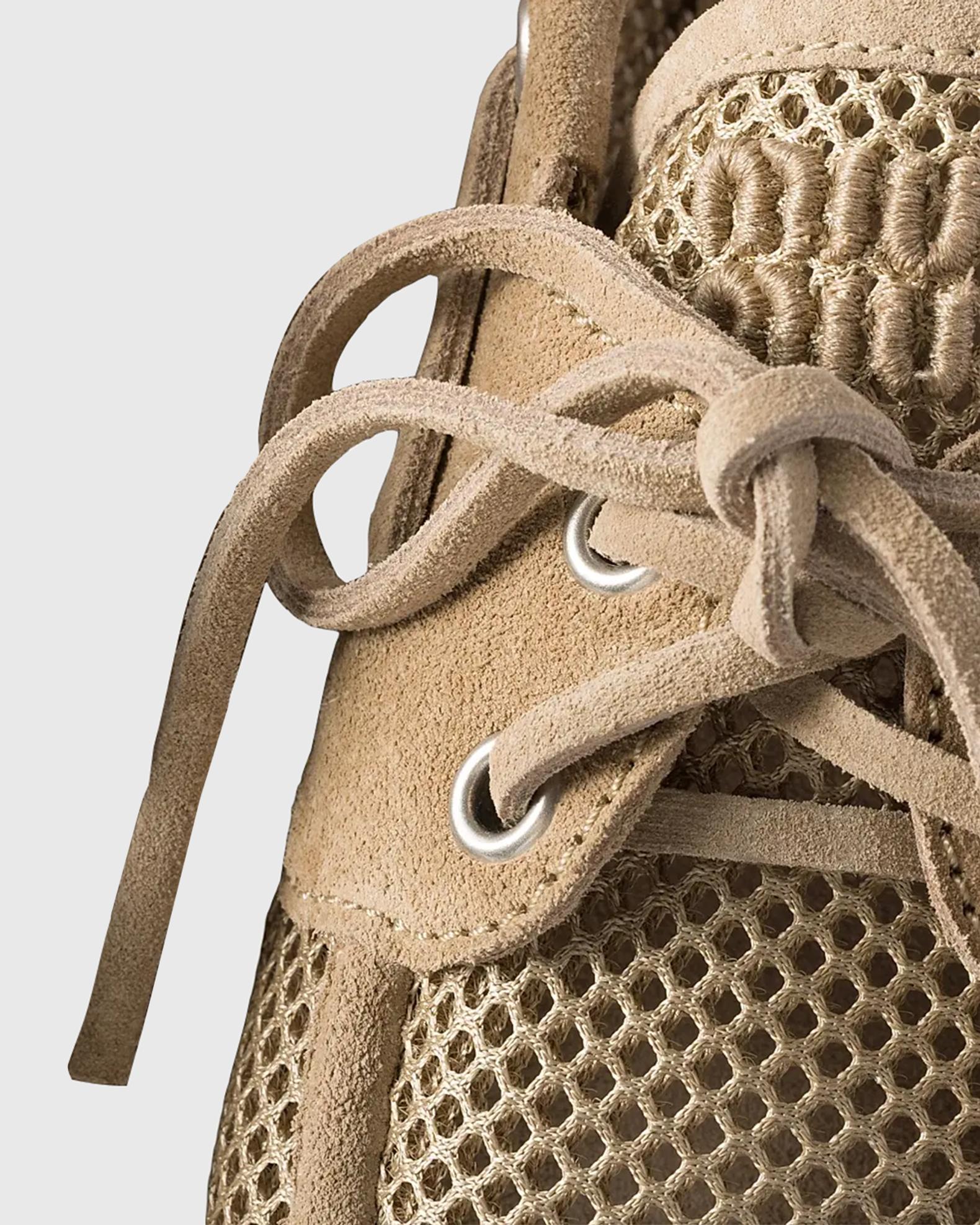 Miu Miu Suede Mesh Moccasins | Neiman Marcus
