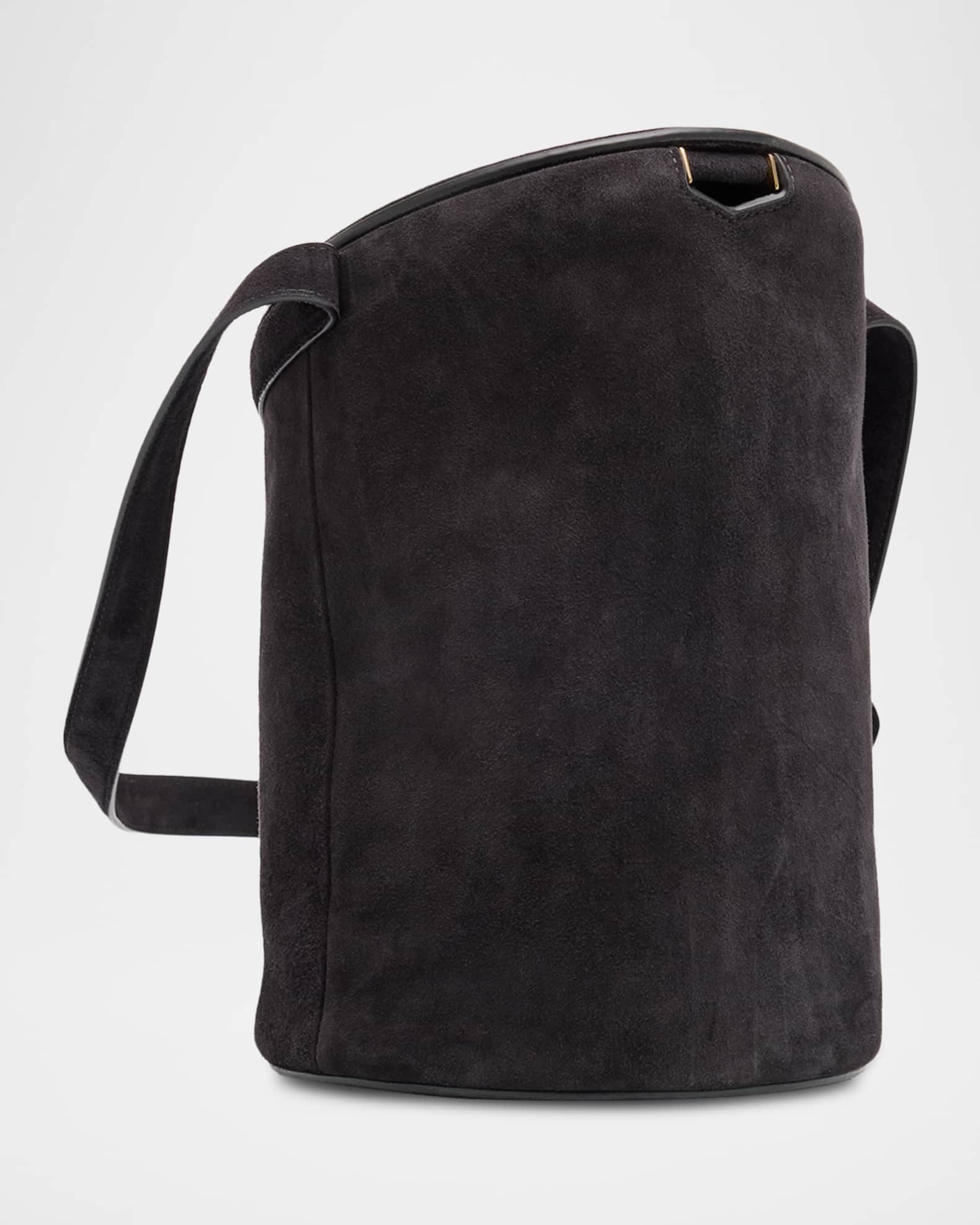 ALAIA Medium La Canette Suede Shoulder Bag | Neiman Marcus