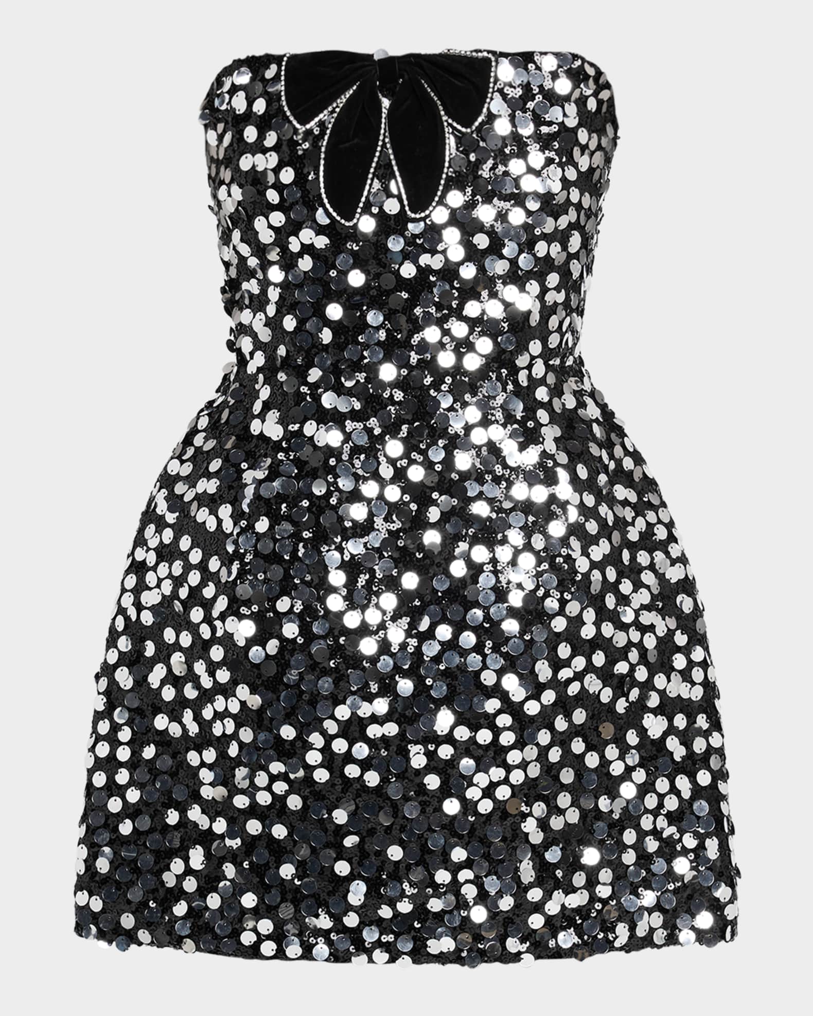 Bronx and Banco Maraya Sequined Strapless Mini Dress | Neiman Marcus