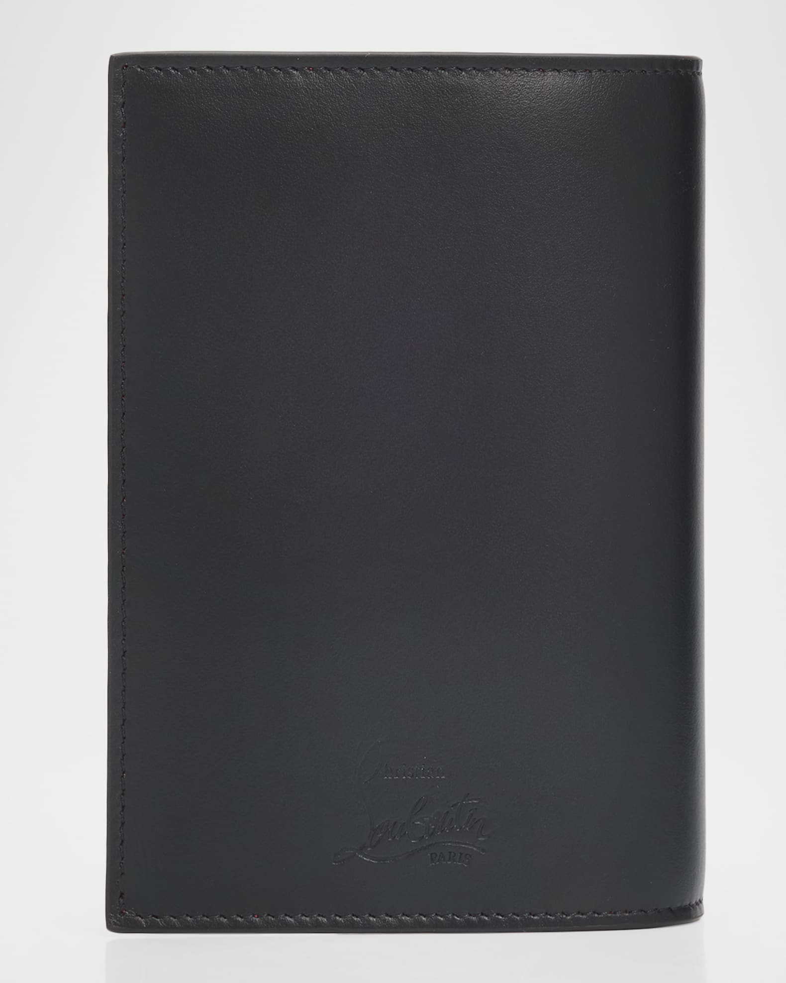 Christian Louboutin Men's Mooncrest Leather Passport Holder