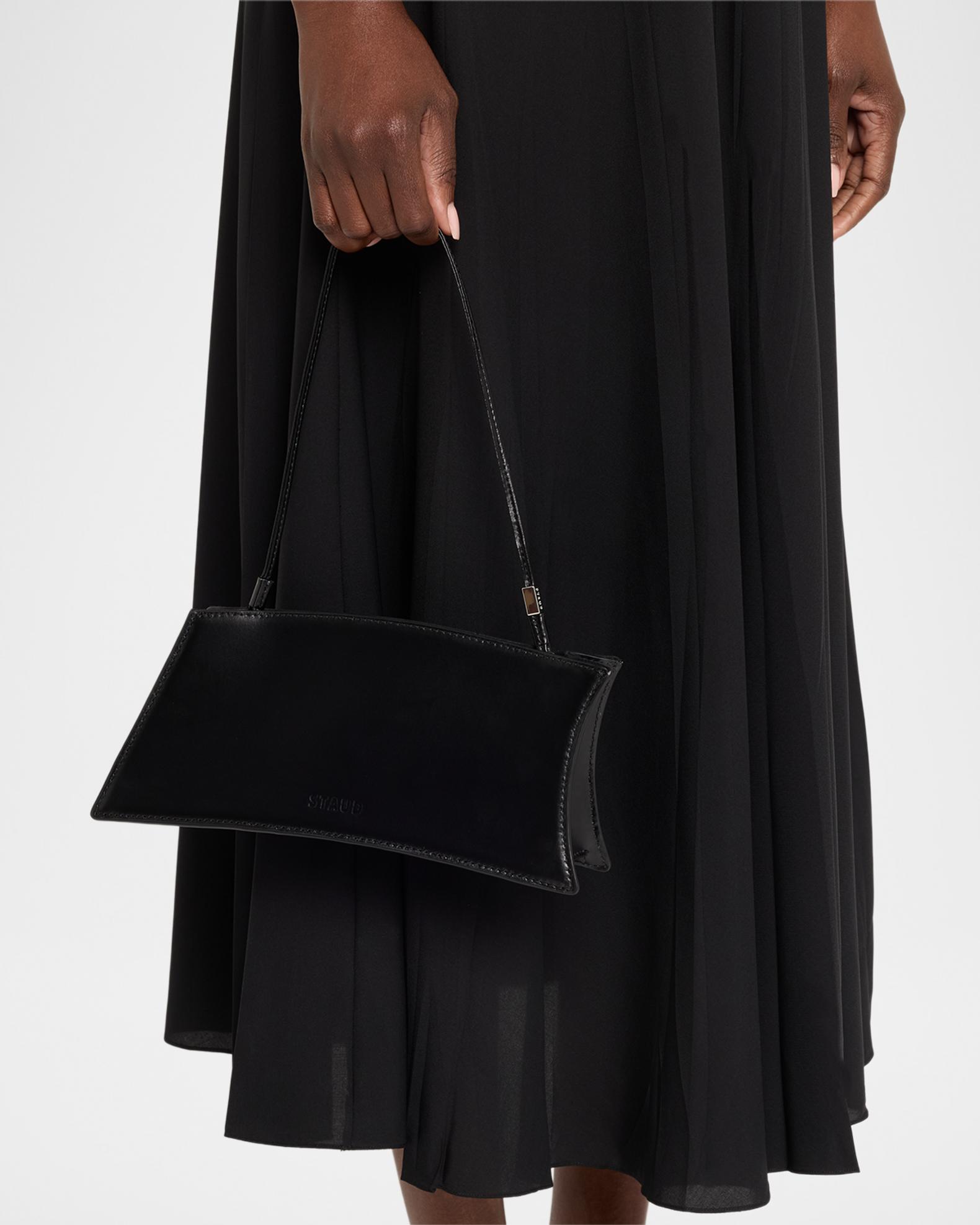 STAUD Coco Smooth Leather Shoulder Bag | Neiman Marcus