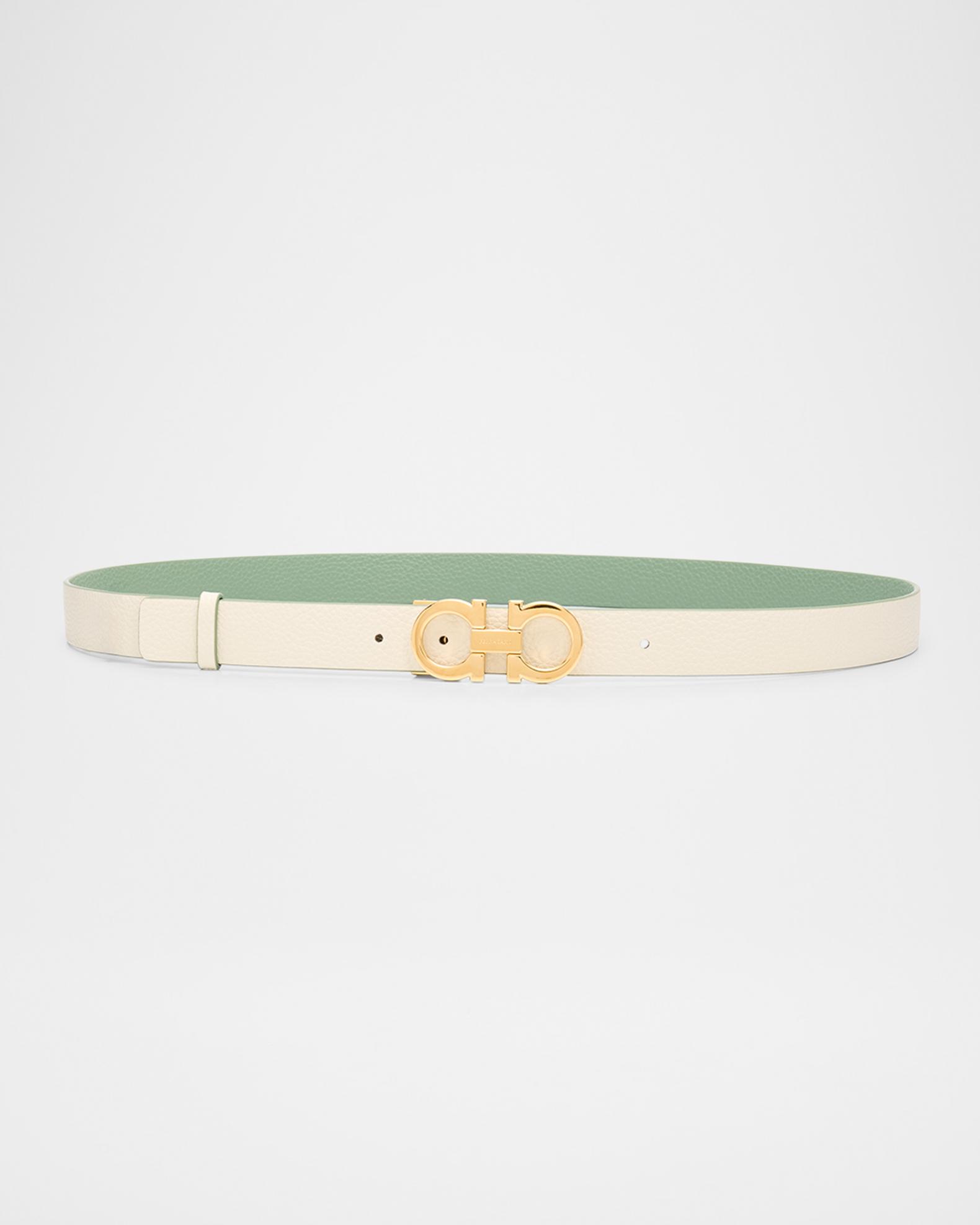 Ferragamo Gancini Reversible Leather Belt | Neiman Marcus display picture 1