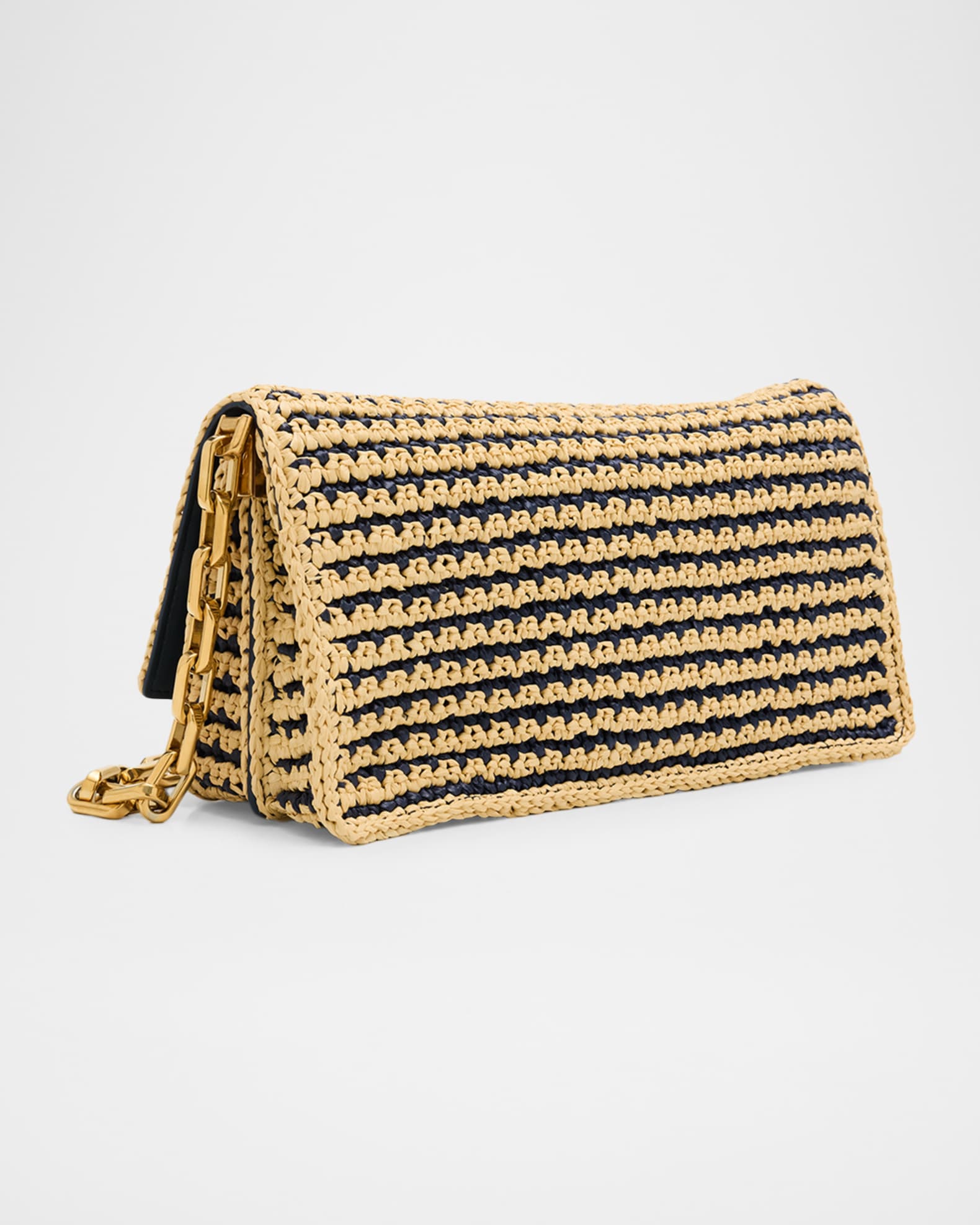 Christian Louboutin Bettina Crossbody Bag in Striped Crochet