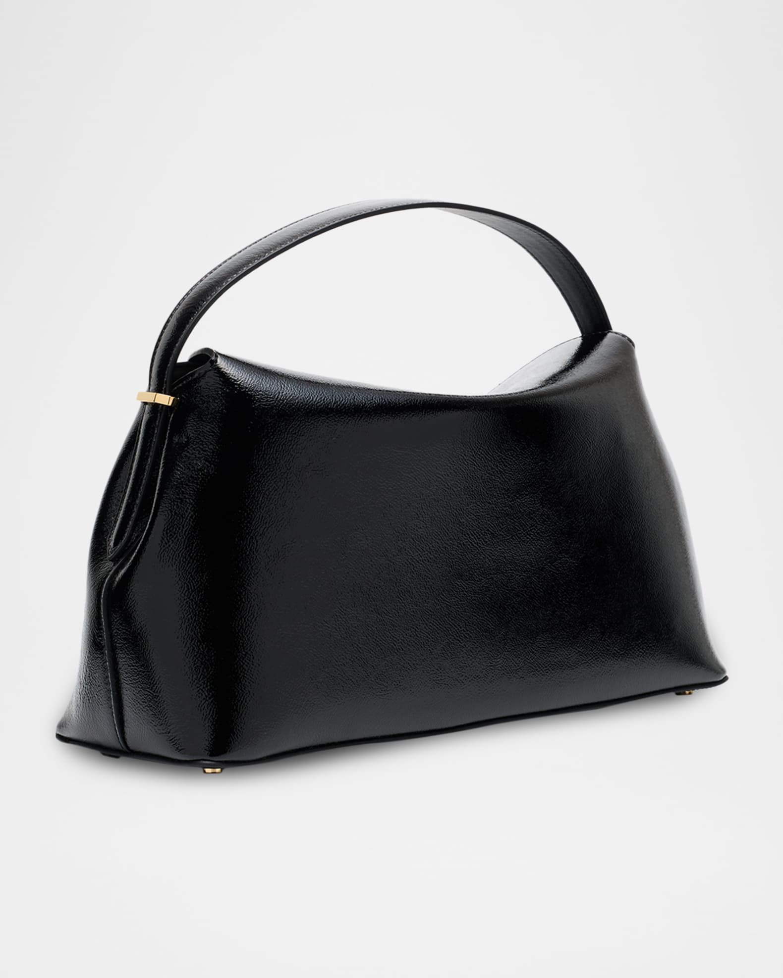 バッグ TOTEME T-Lock Naplack Top Handle Toteme T-Lock Naplack Leather Top-Handle Bag | Neiman Marcus