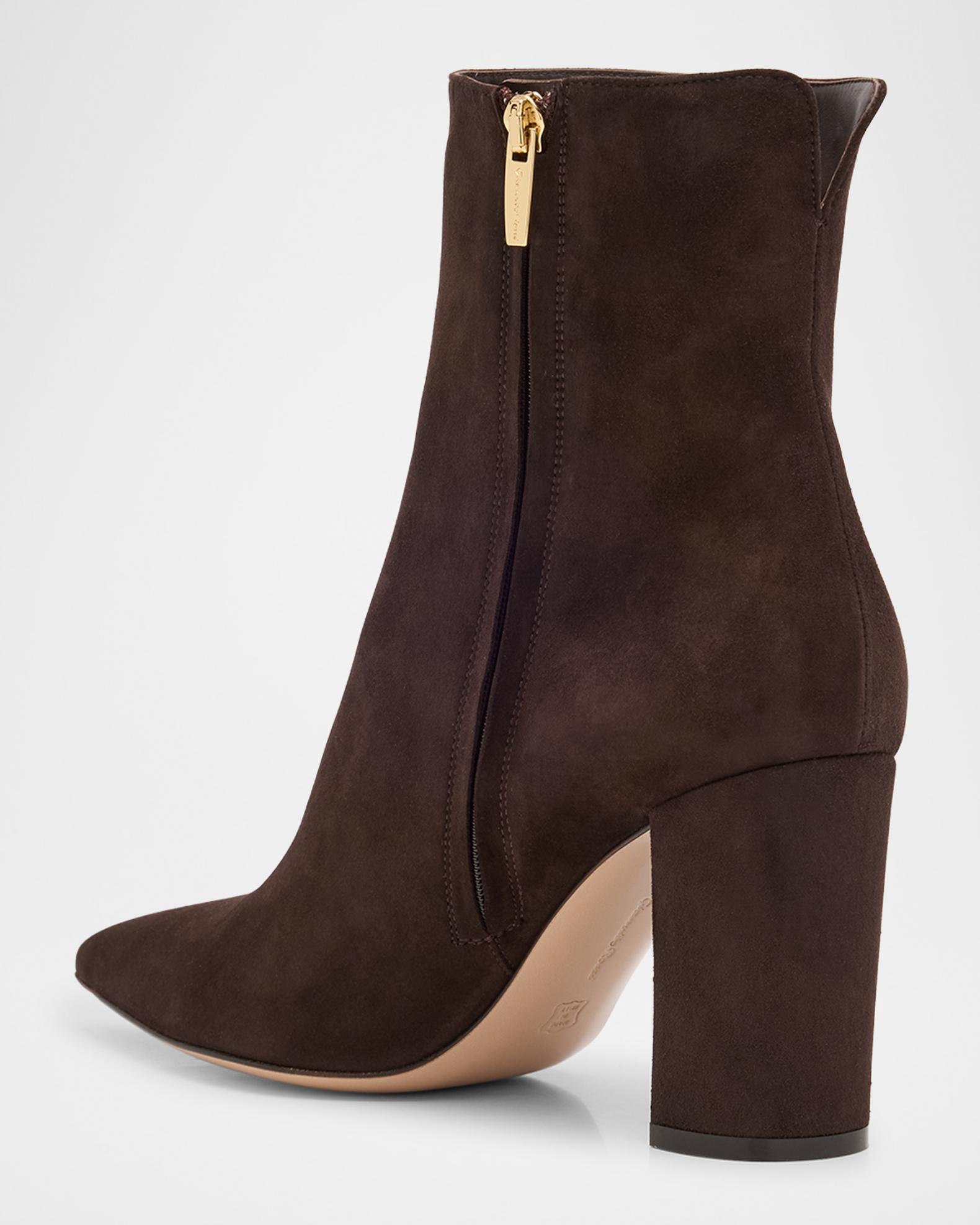 Gianvito Rossi Lyell Booties | Neiman Marcus