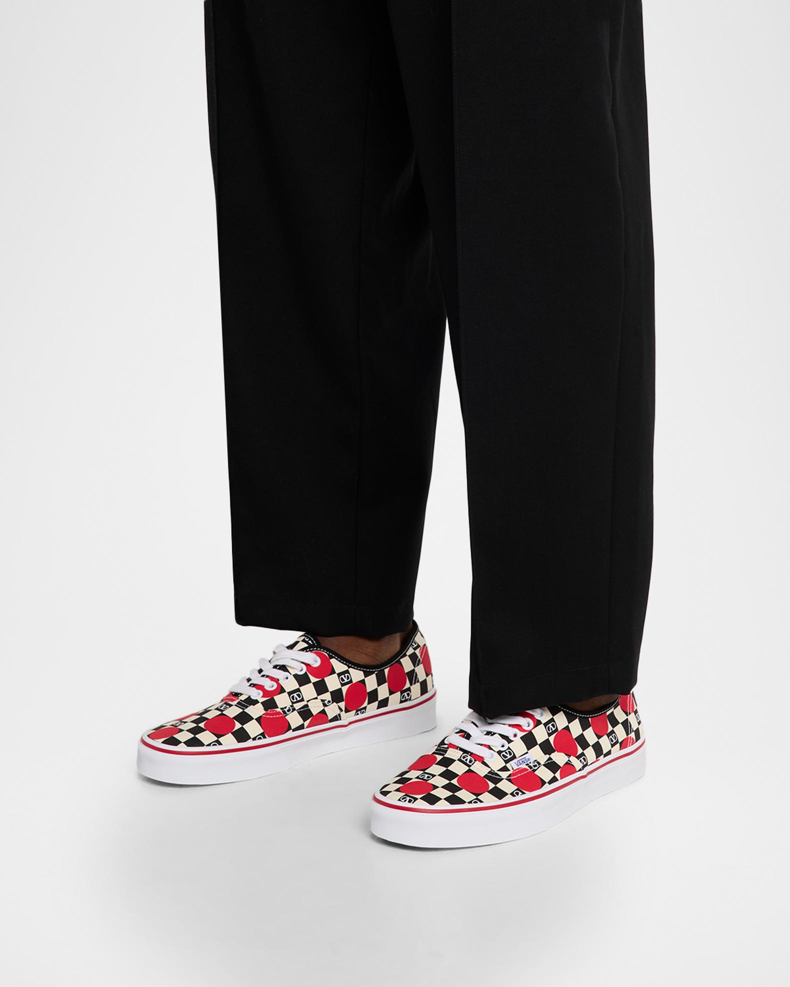 Valentino Garavani x Vans Men's Authentic Checkerboard Canvas Low