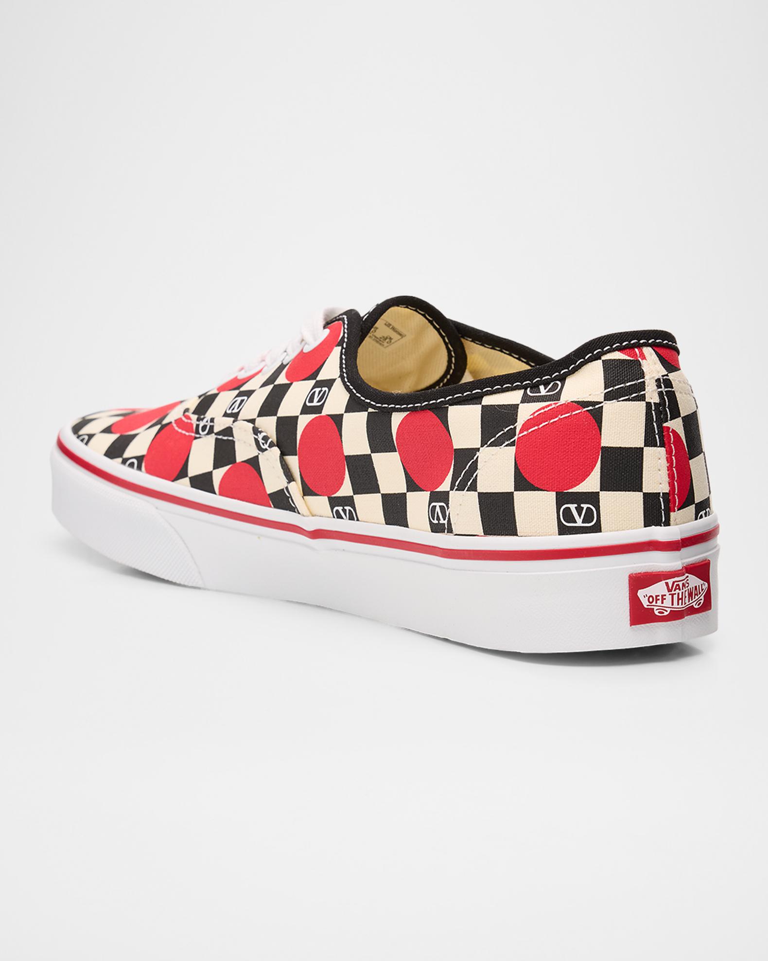 【新品未使用】VALENTINO GARAVANI VANS スニーカー27cm Valentino Garavani x Vans Men's Authentic Checkerboard Canvas Low