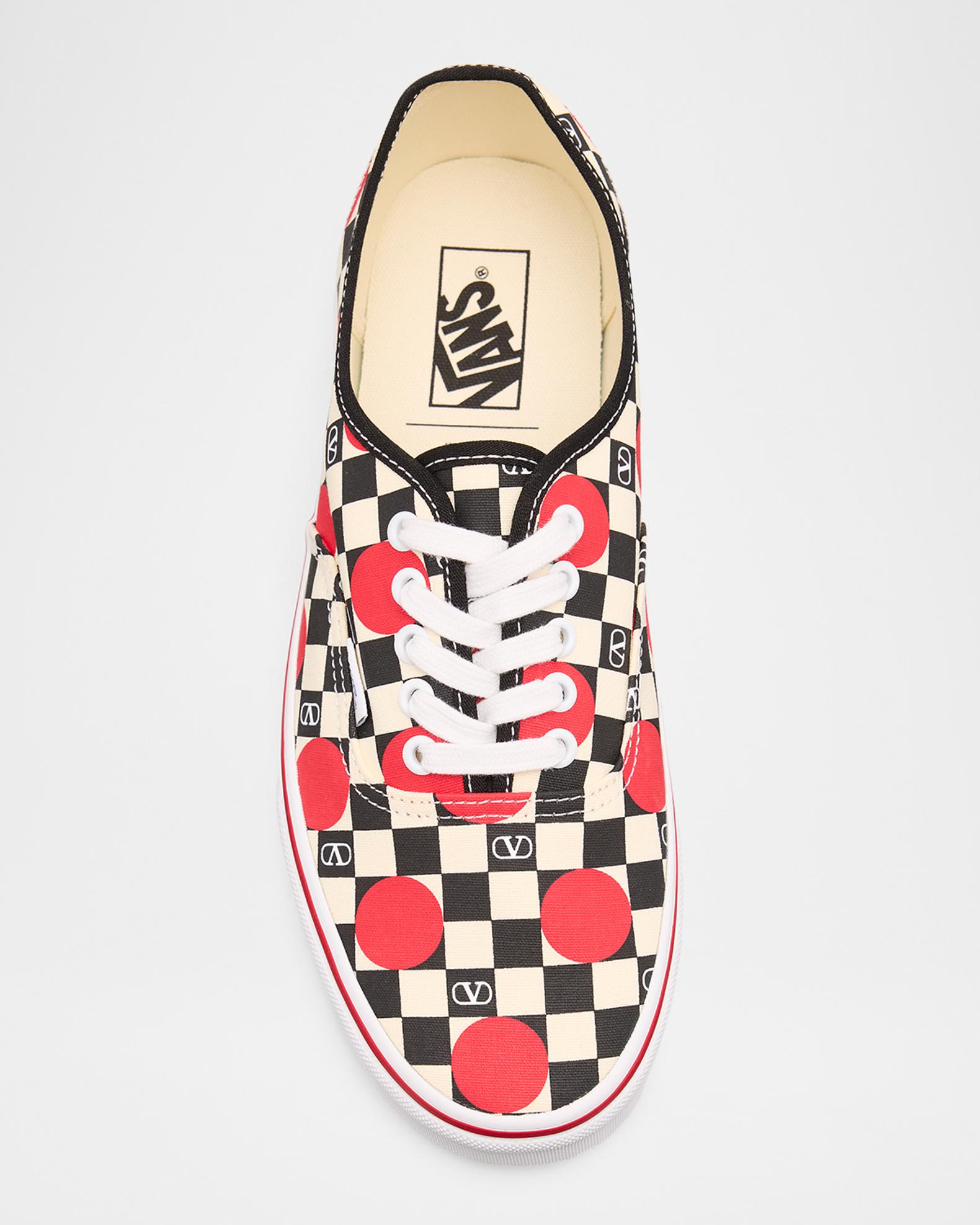 Valentino Garavani x Vans Men's Authentic Checkerboard Canvas Low