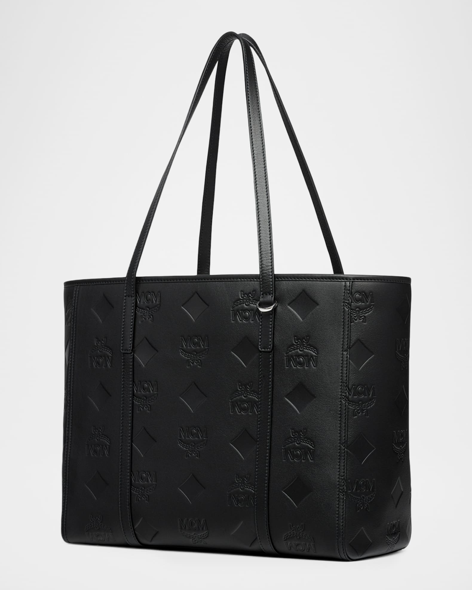 MCM Toni Leather Shopper Bag | Neiman Marcus