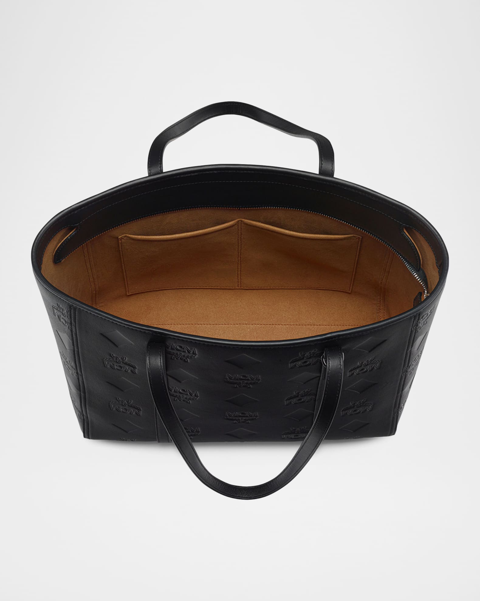 MCM Toni Leather Shopper Bag | Neiman Marcus