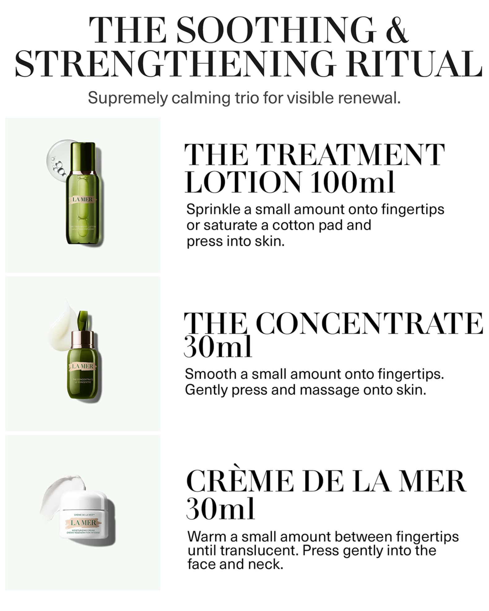 La Mer The Soothing Trio Gift Set | Neiman Marcus