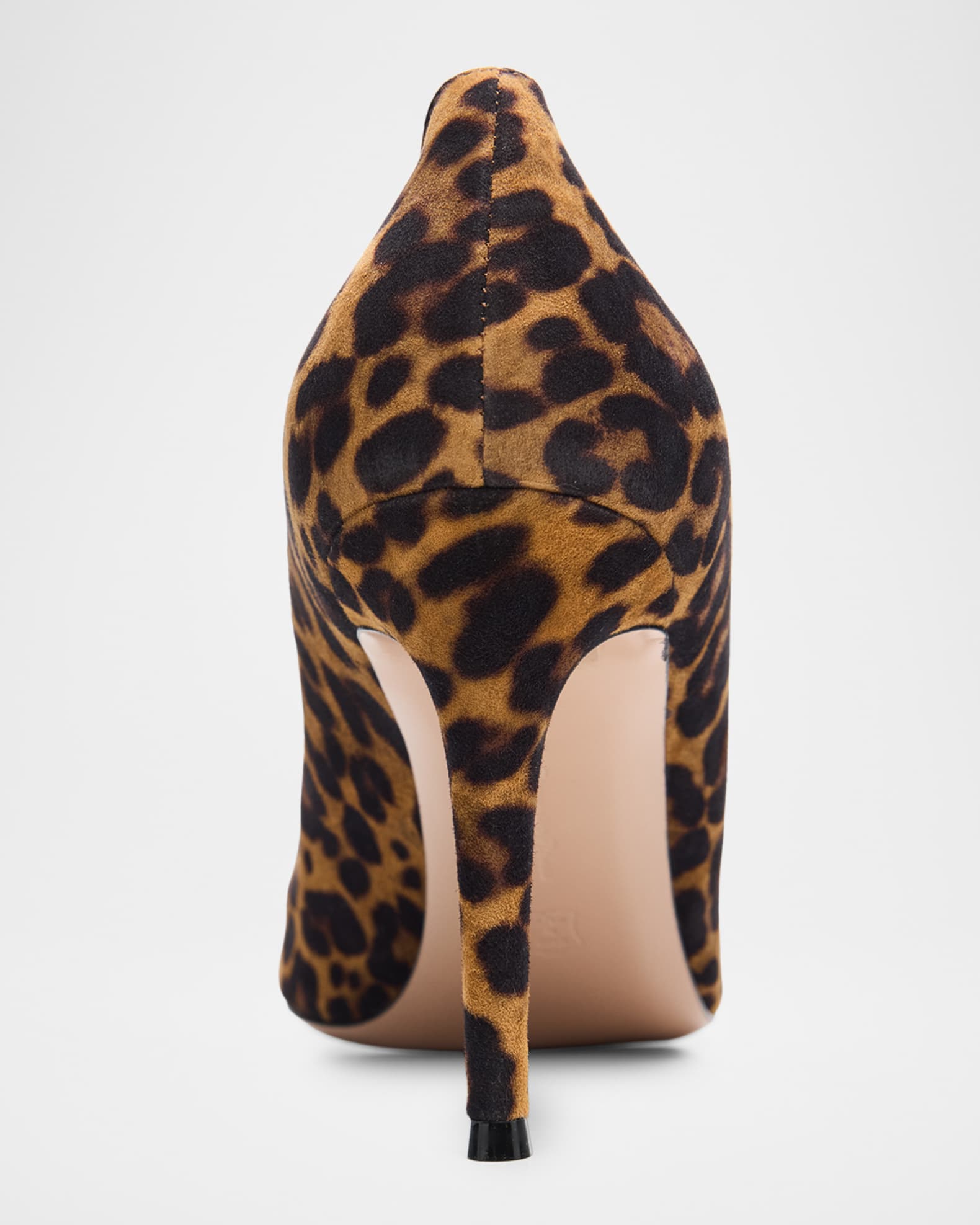 Gianvito Rossi 85mm Gianvito Leopard Suede Pointed-Toe Pumps