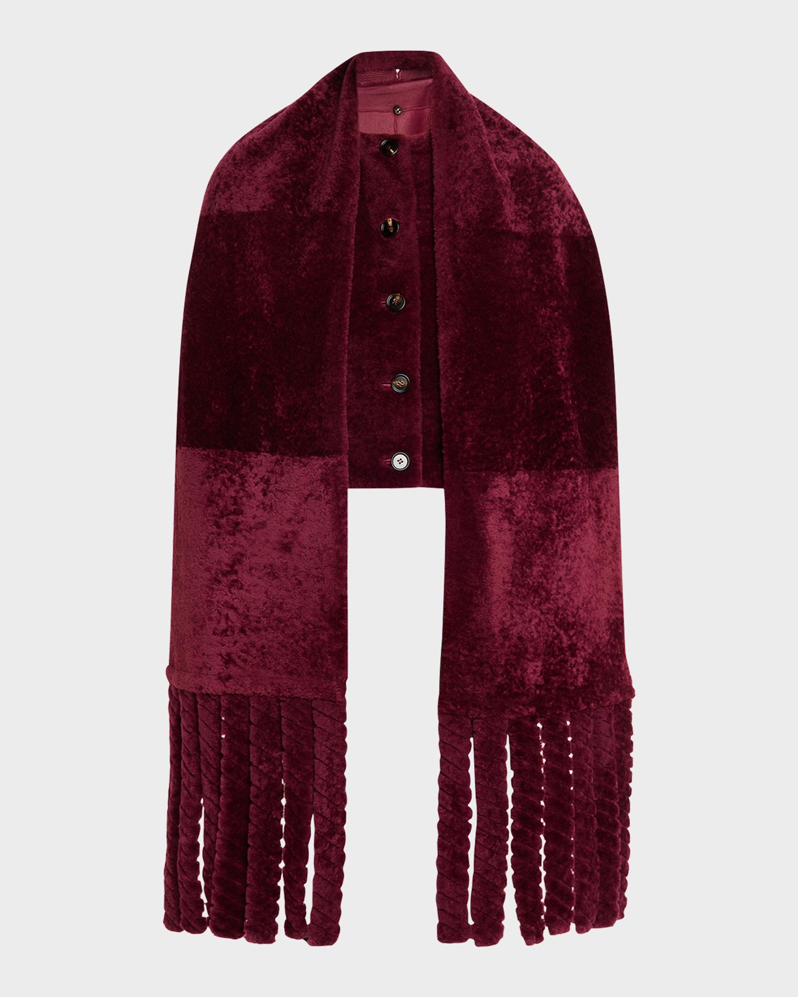 Burberry Lamb Shearling Single-Breasted Jacket | Neiman Marcus