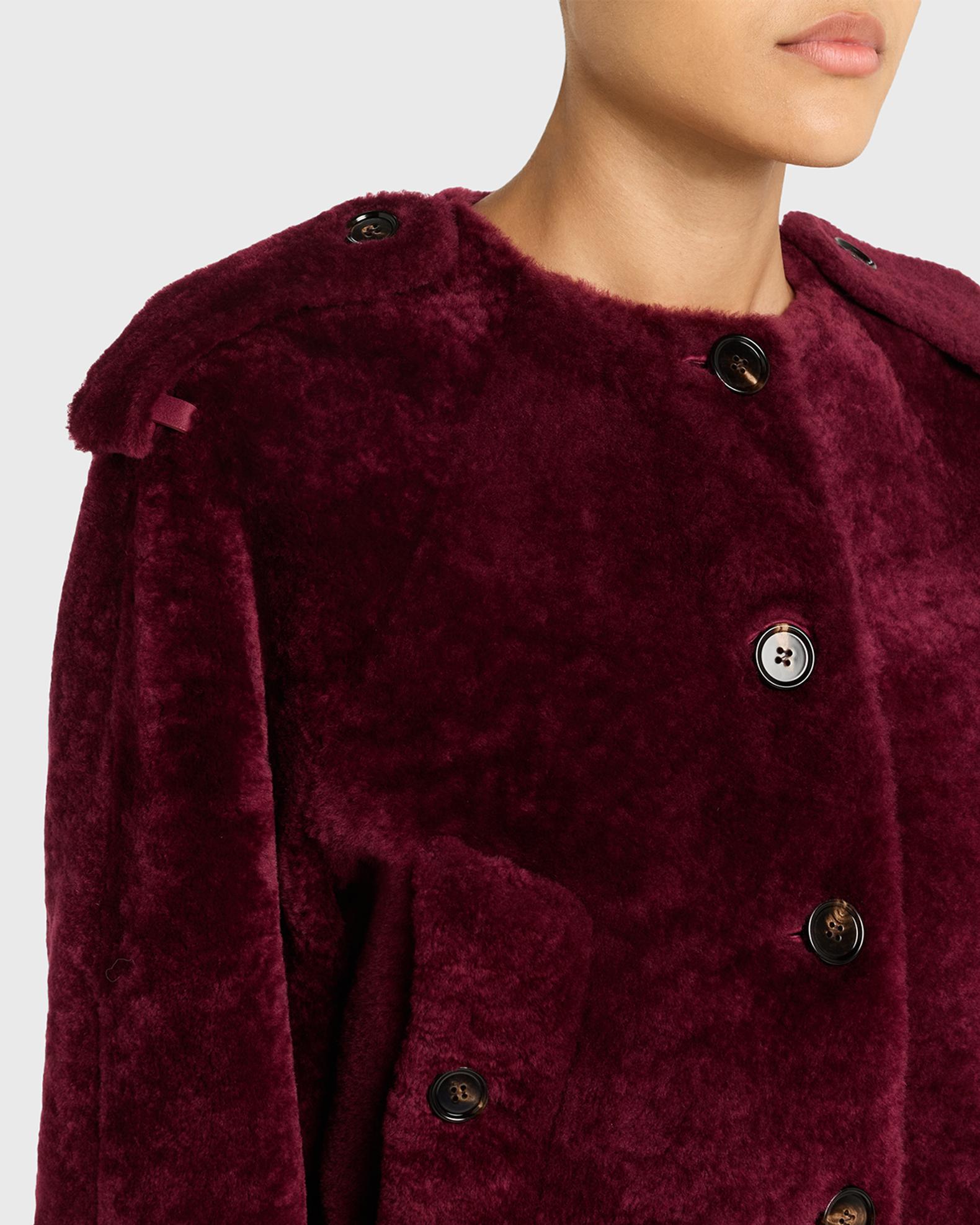 Burberry Lamb Shearling Single-Breasted Jacket | Neiman Marcus