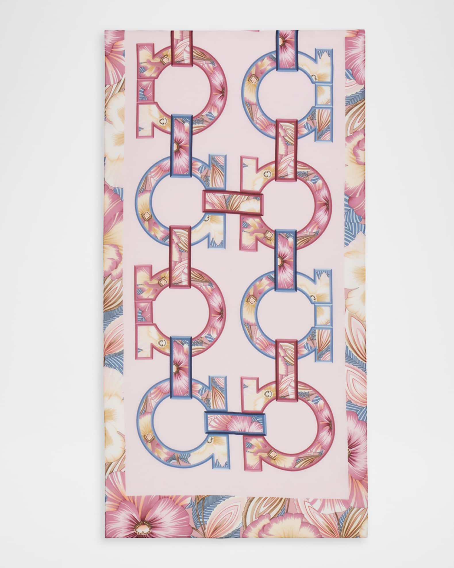 Ferragamo Gancini Brezza Silk Scarf | Neiman Marcus