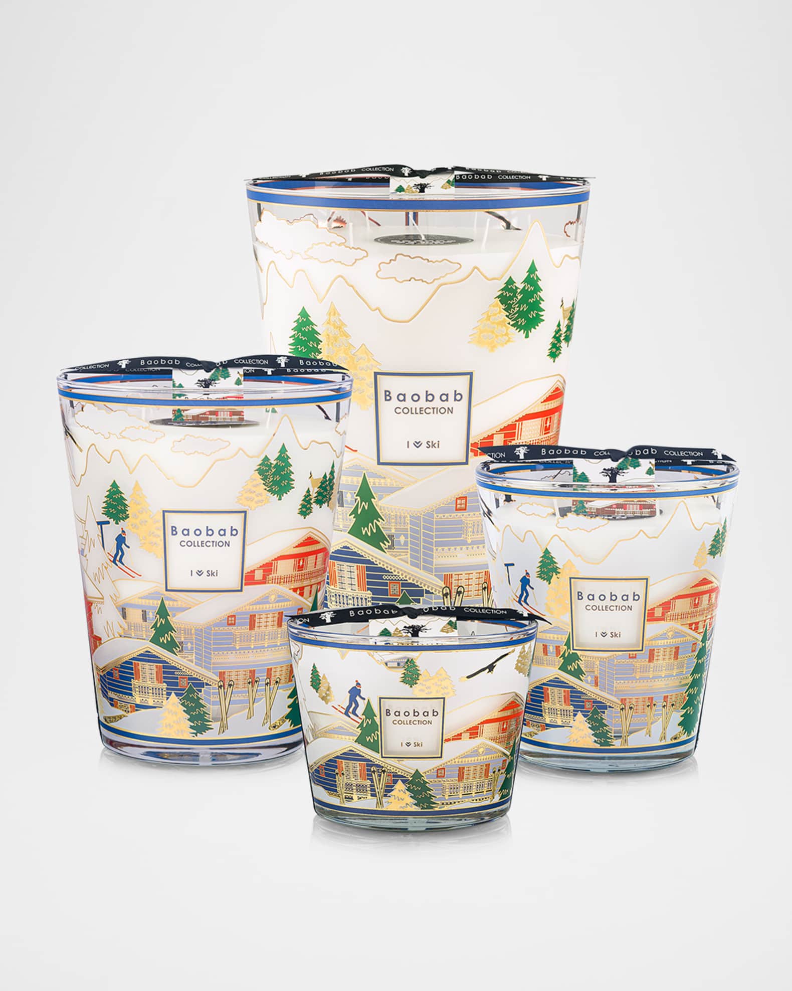 Baobab Collection I Love Ski 2026 4-Wick Max 10 Candle, 1.3 kg