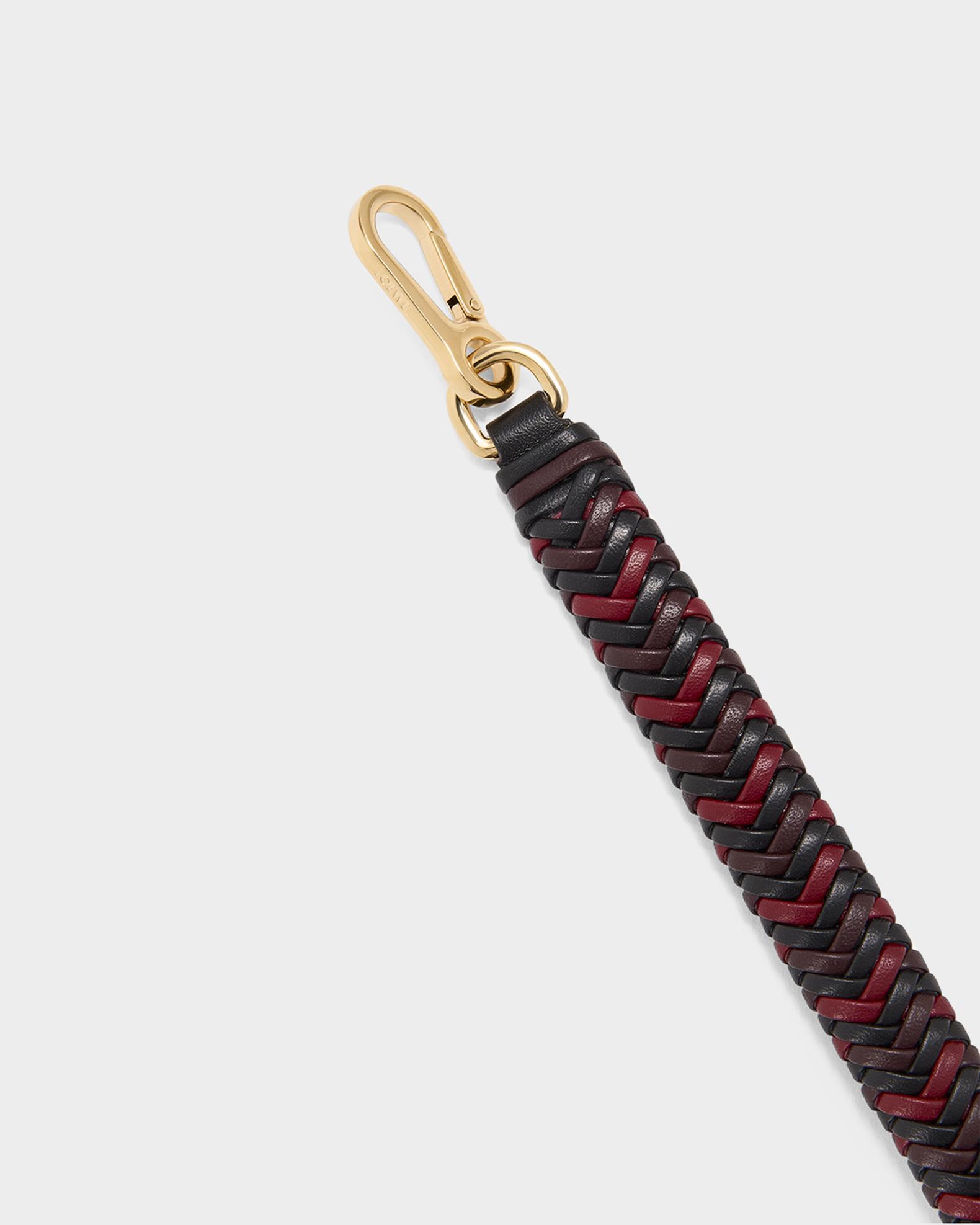 LOEWE Tricolor Woven Leather Shoulder Strap | Neiman Marcus