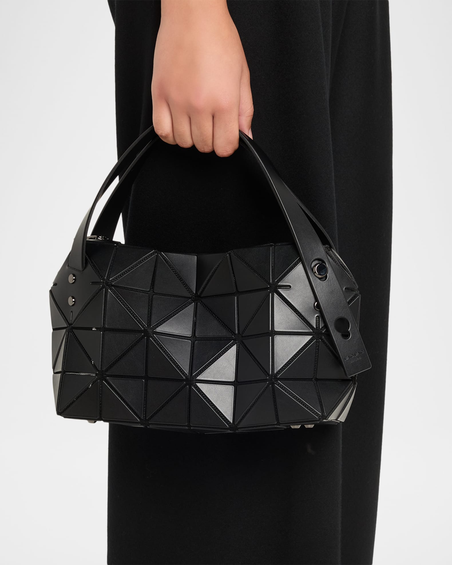 BAO BAO ISSEY MIYAKE Boston Geometric Top-Handle Bag | Neiman Marcus