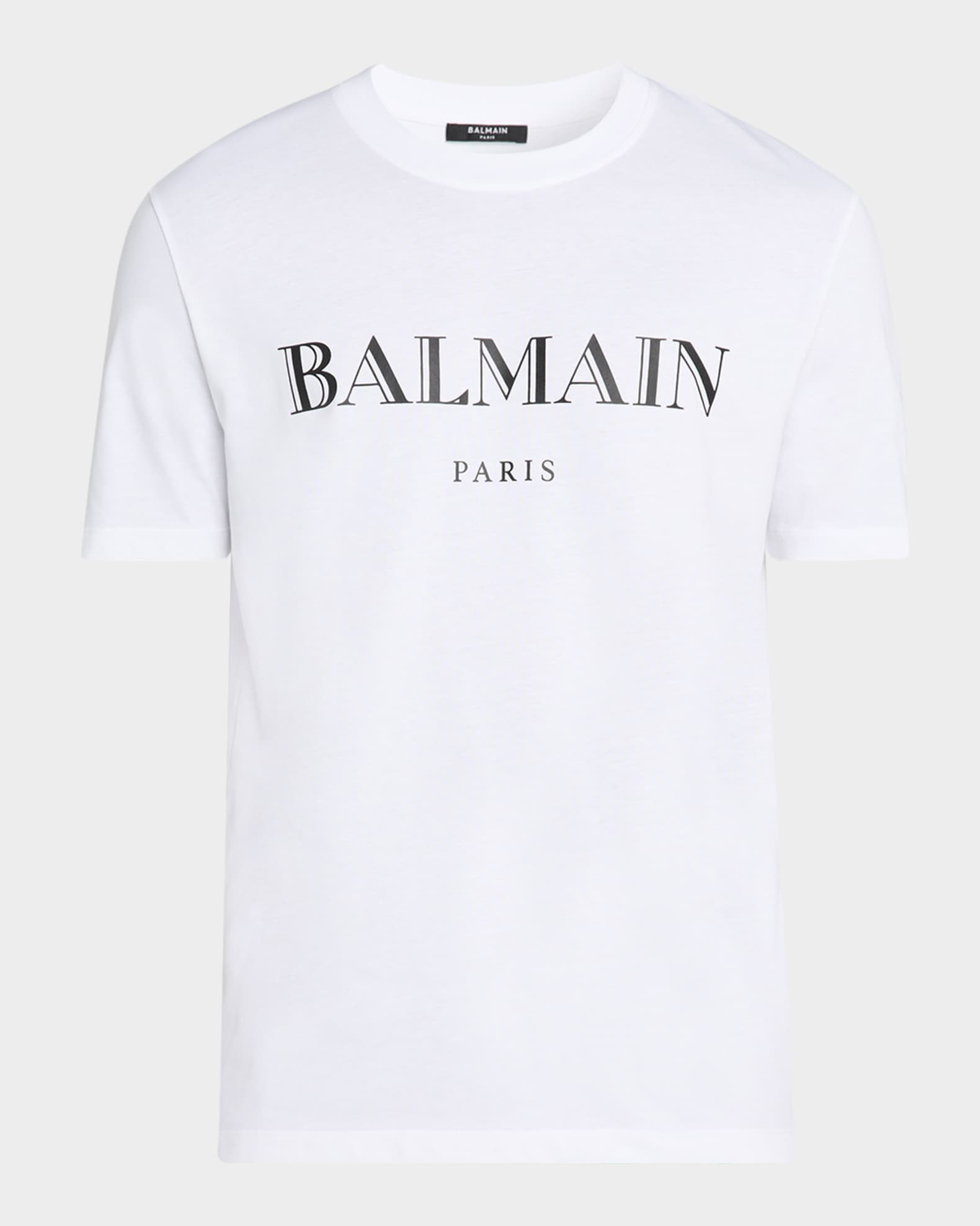Balmain Men's Cotton Vintage Logo Graphic T-Shirt | Neiman Marcus