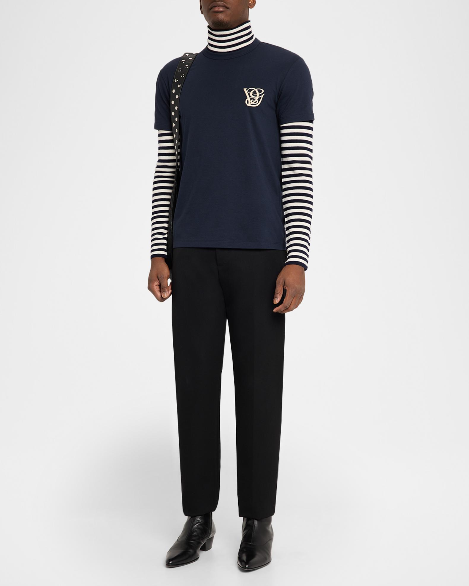 Valentino Garavani Men's Jersey Embroidered Moonogram T-Shirt