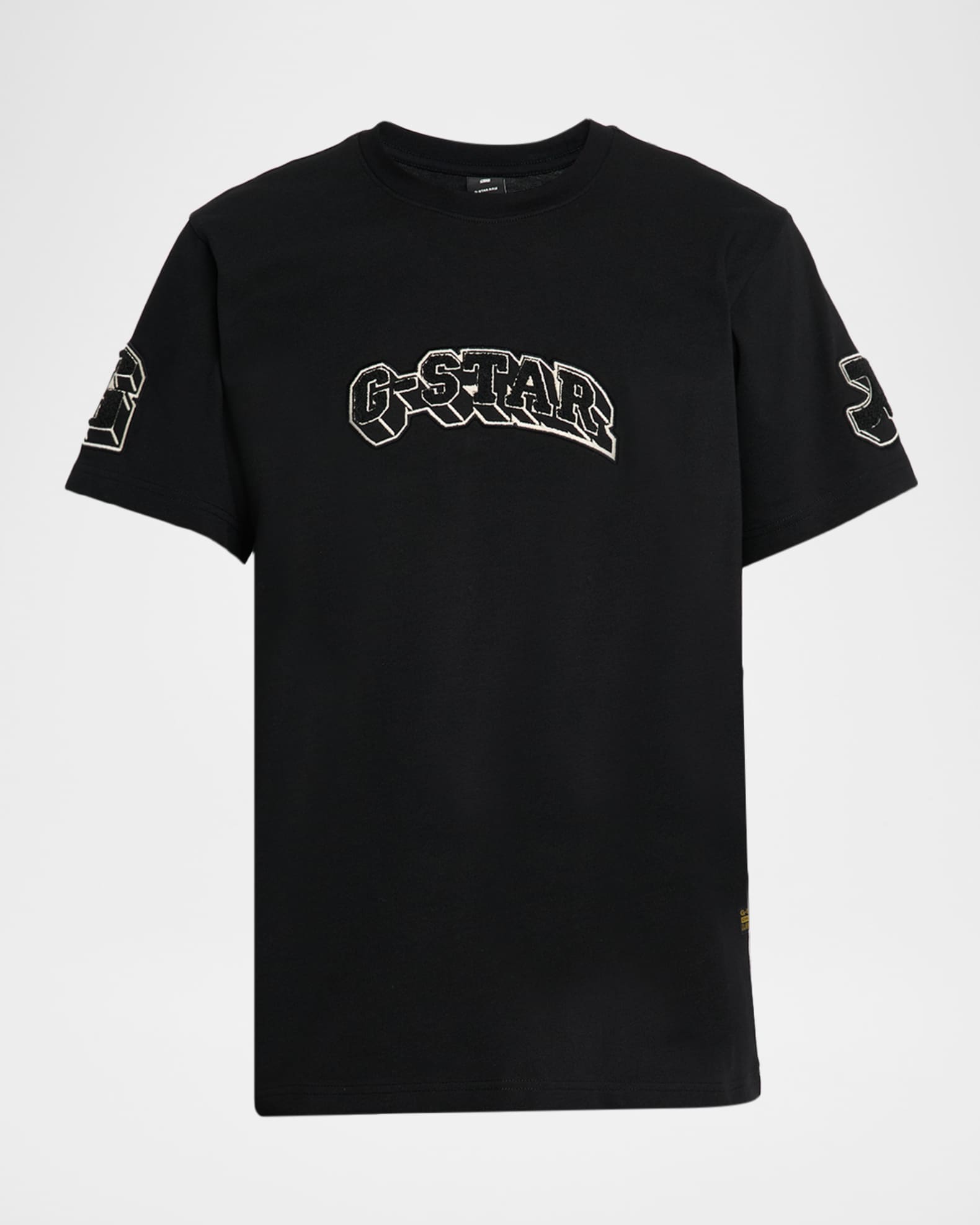 G-STAR RAW Men's Patches Organic Cotton Relaxed Fit T-Shirt
