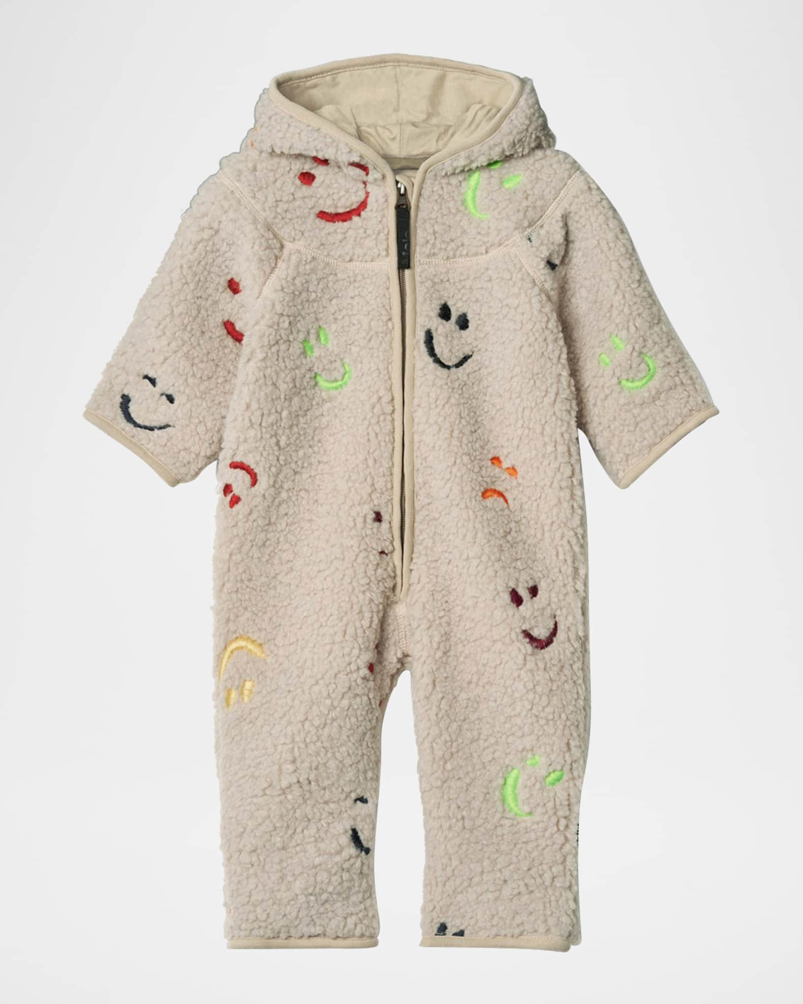 Molo Kid's Umeko Fleece Coveralls, Size 3M-18M Neiman Marcus