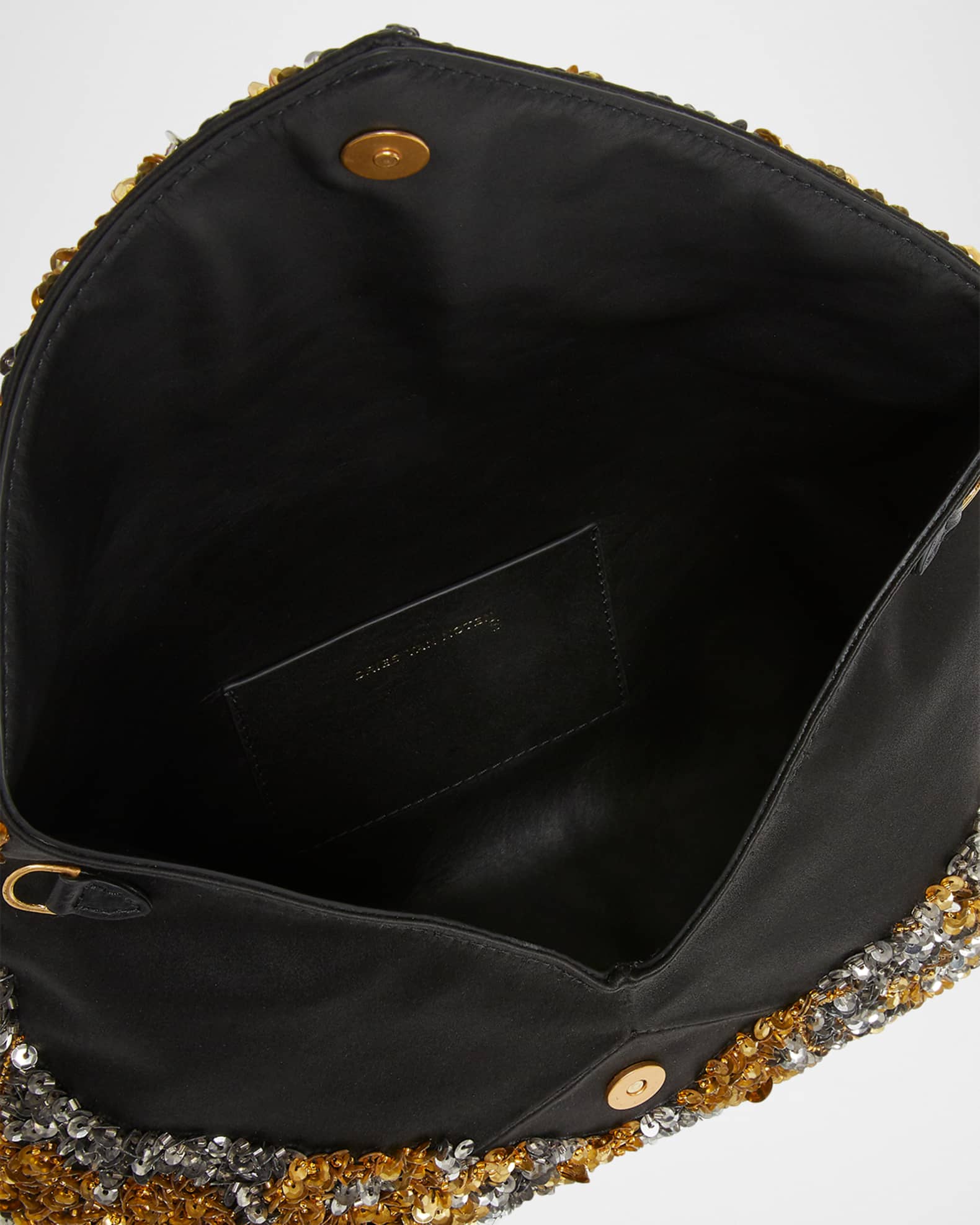 Dries Van Noten Sequined Envelope Clutch Bag | Neiman Marcus