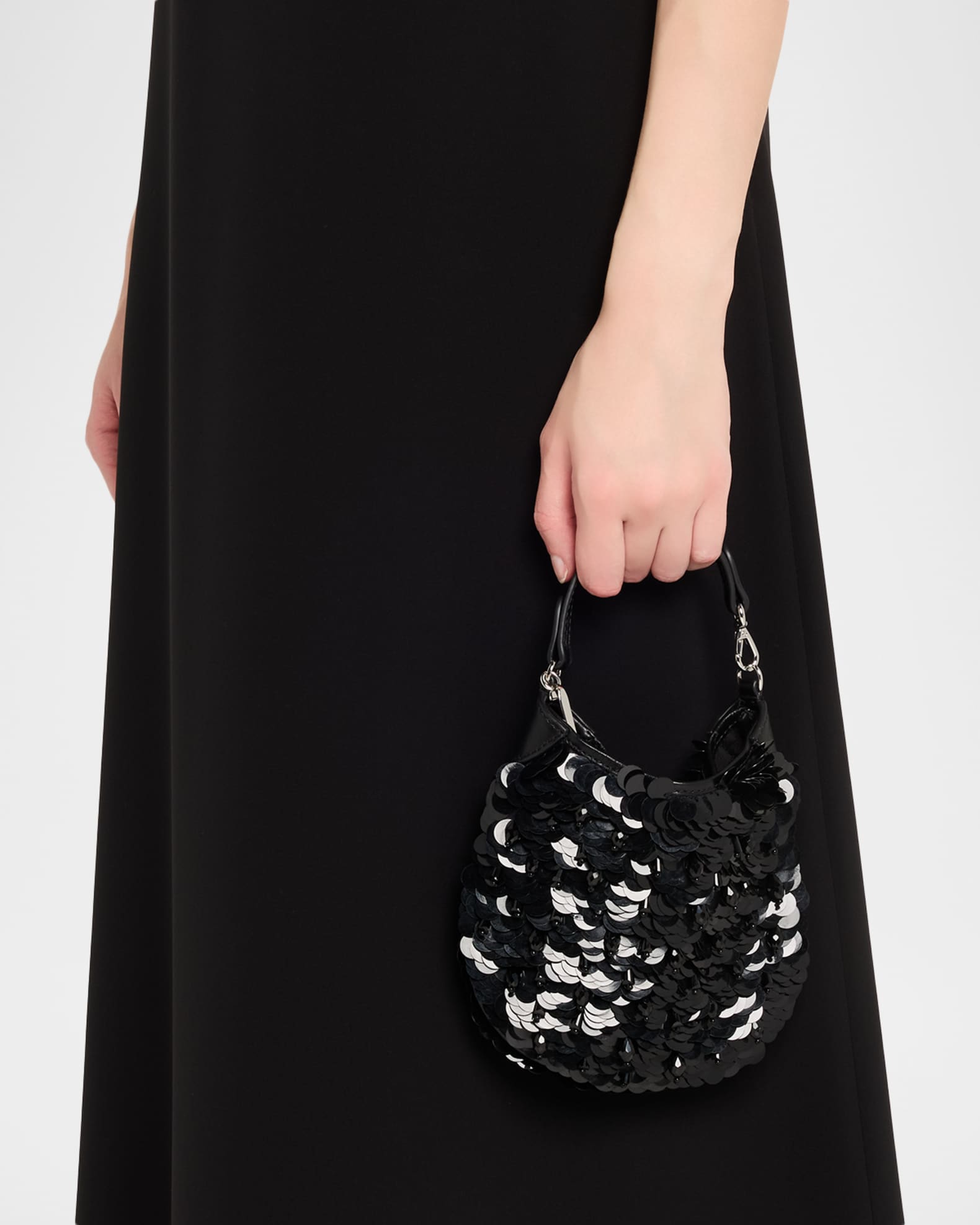 Polo Ralph Lauren Polo ID Silk Paillette Pouch | Neiman Marcus