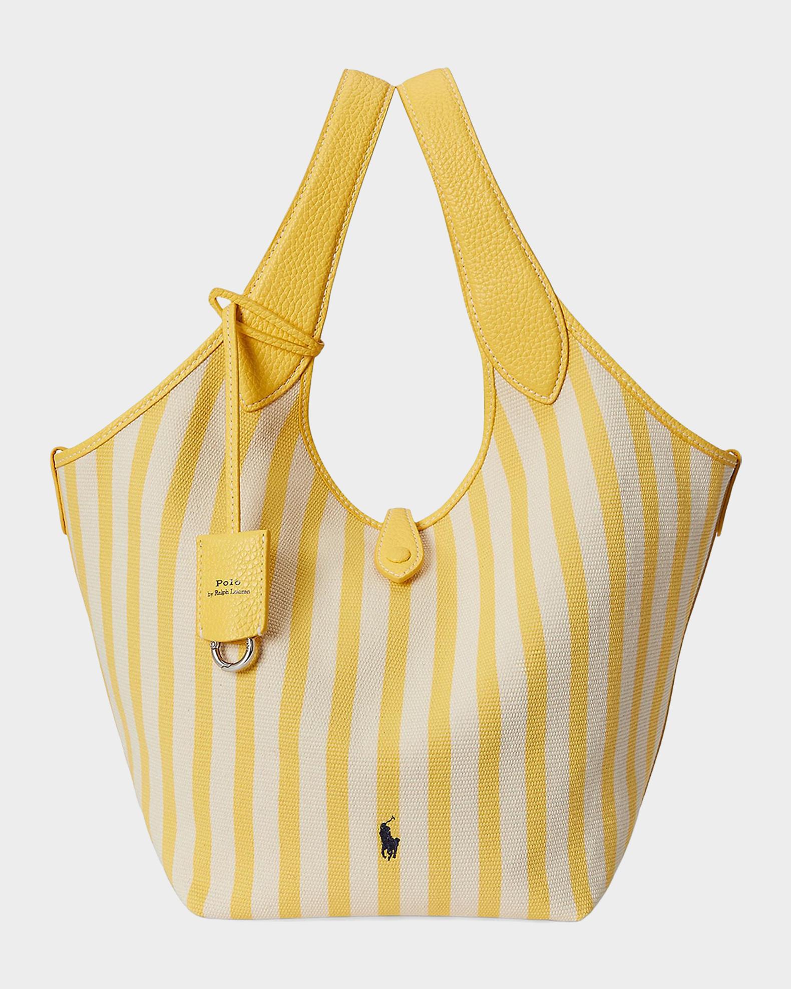 Polo Ralph Lauren Polo Play Striped Canvas Tote Bag | Neiman Marcus