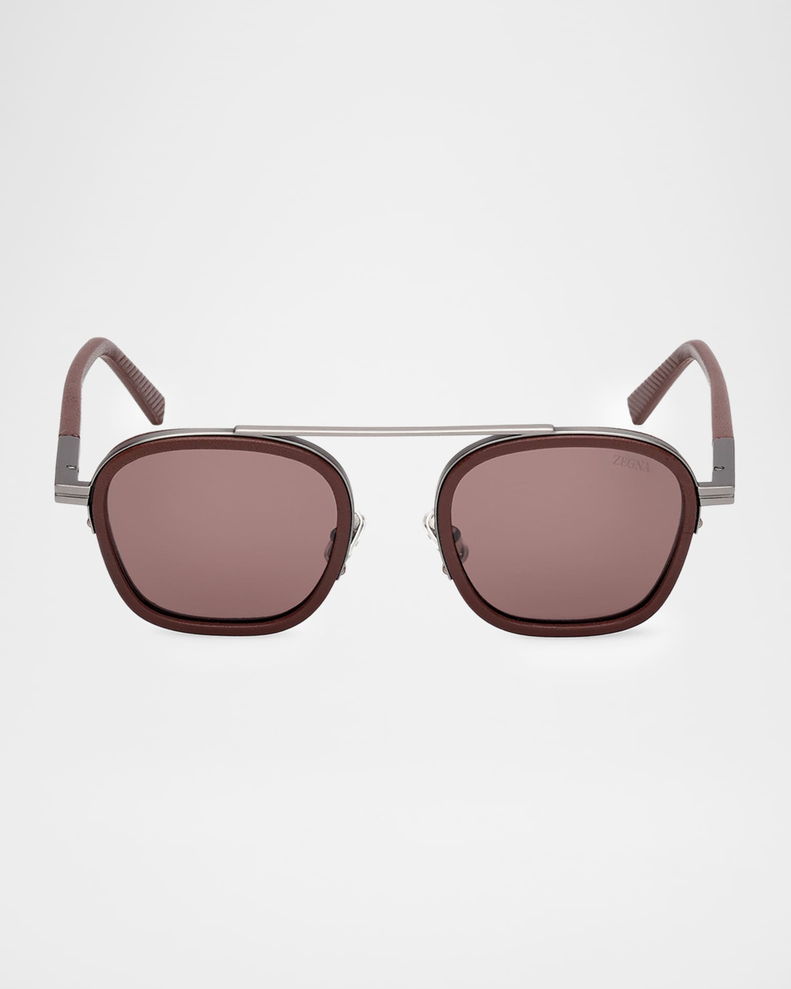 ZEGNA Dark Foliage Orizzonte I 51mm Metal/Acetate Navigator