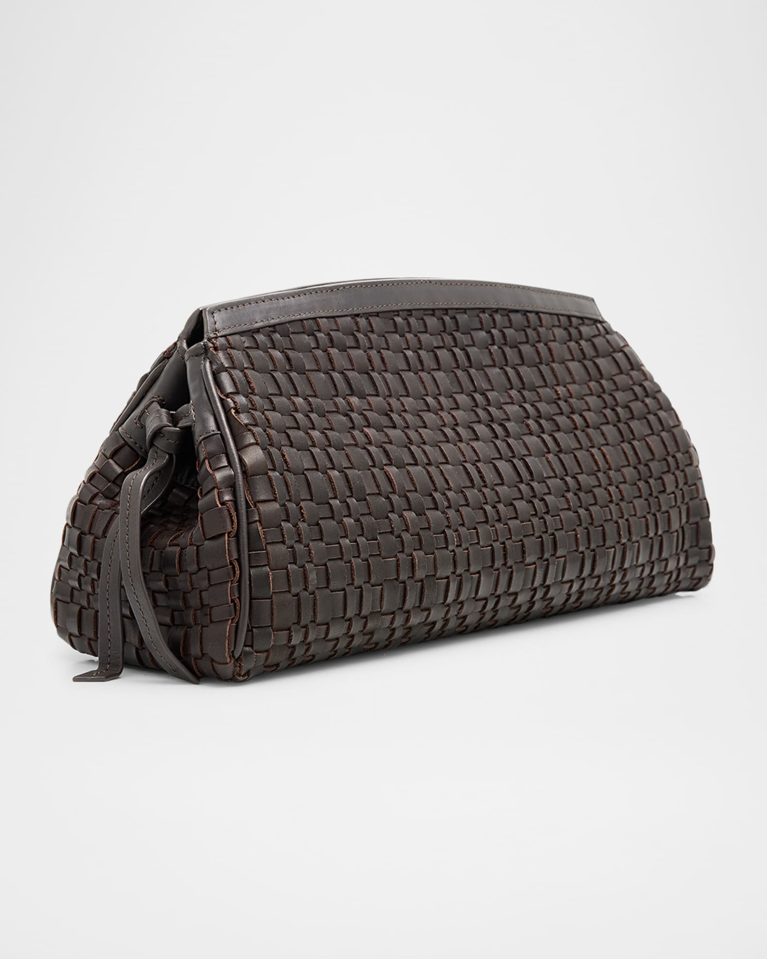 Staud Maude Clutch in Natural
