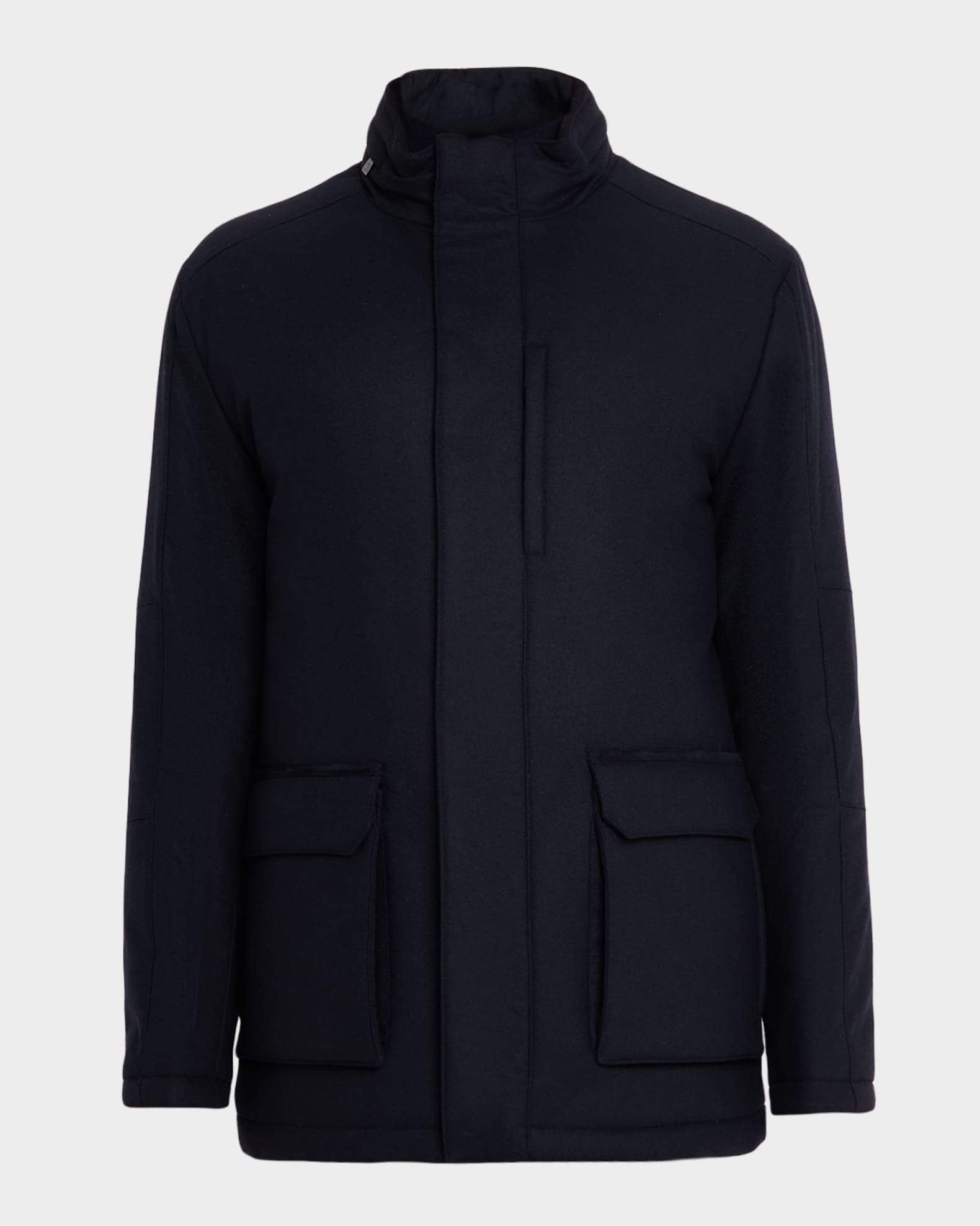 Corneliani Men's Technical Cashmere Field Jacket | Neiman Marcus