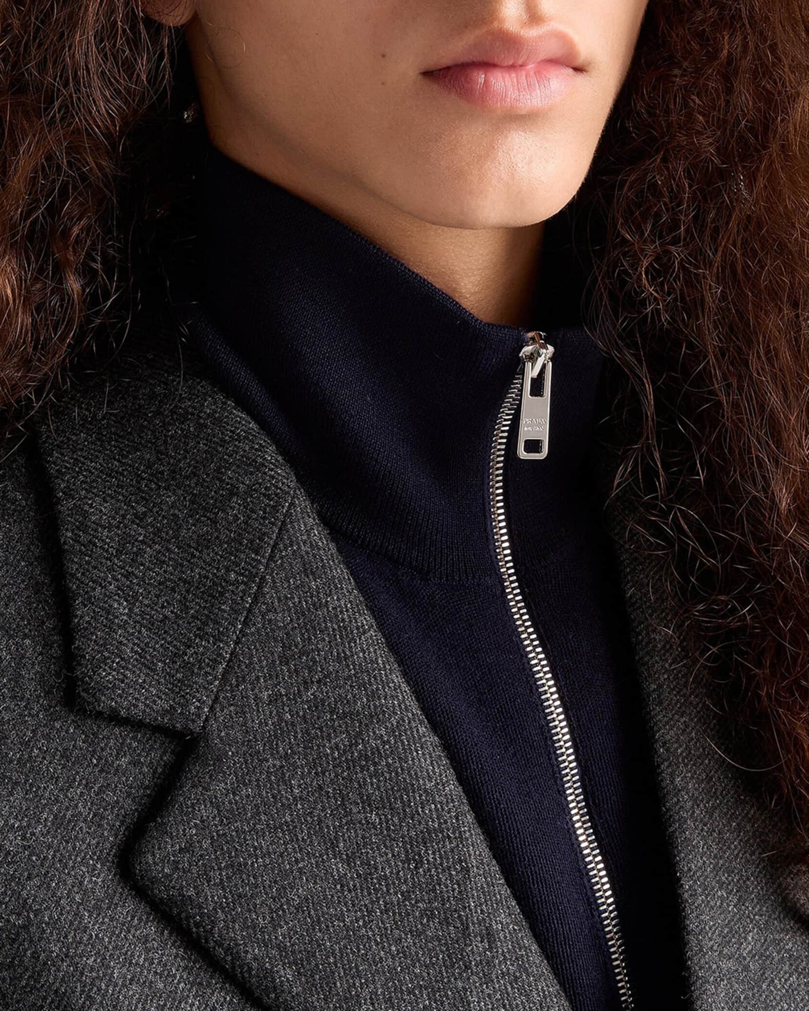 Prada Men's Cashmere Zip Cardigan | Neiman Marcus