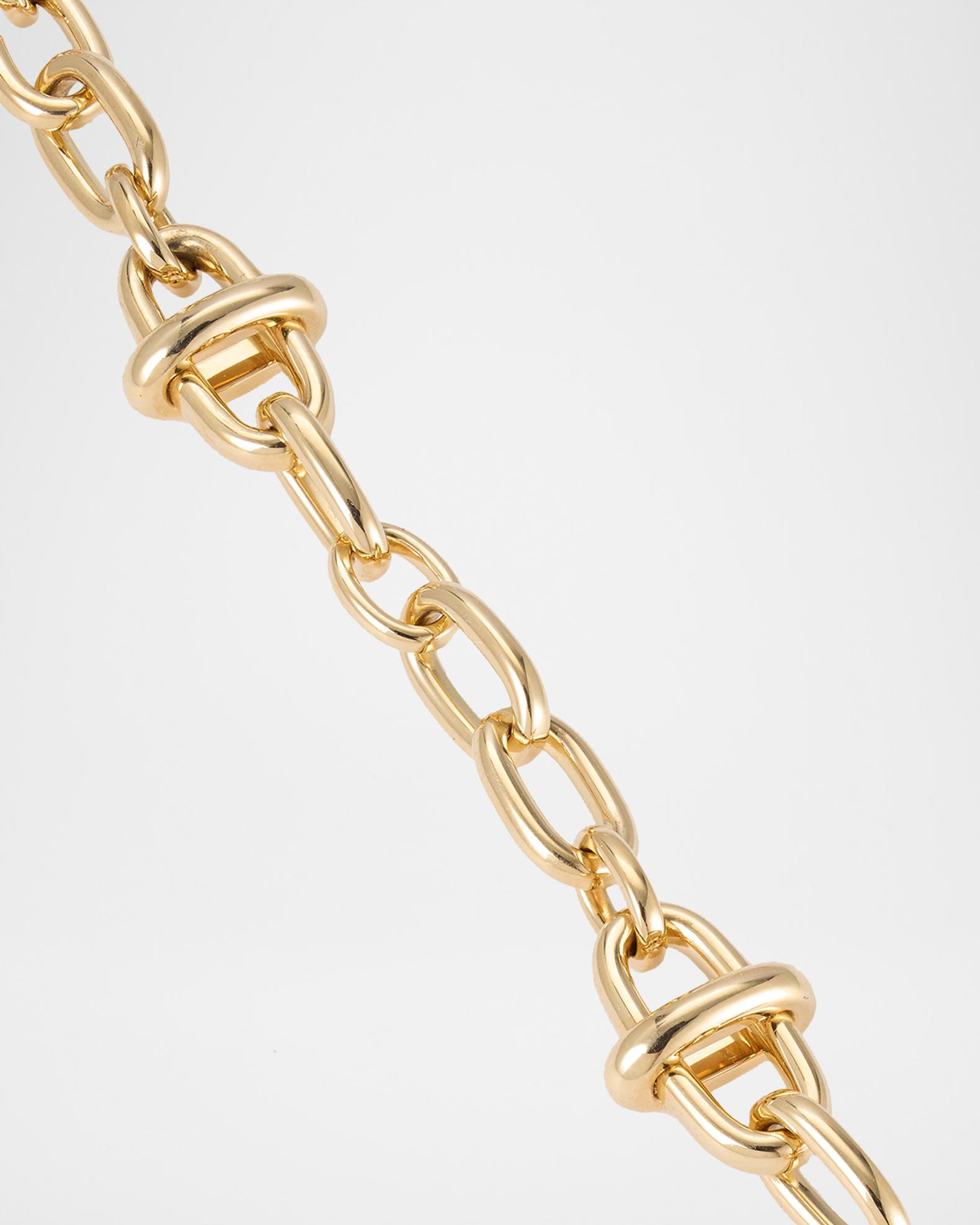 Pomellato Iconica 18K Yellow Gold Link Chain Necklace Neiman Marcus