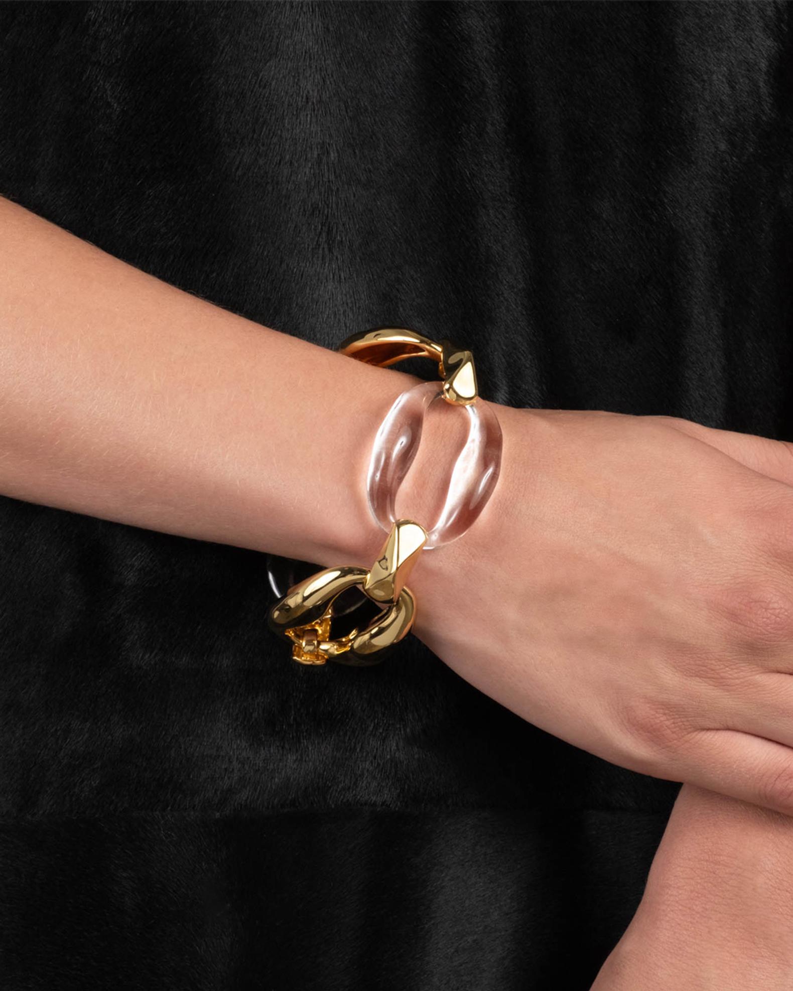 NEW Alexis Bittar Gold Bracelet Alexis Bittar Asterales Gold Flat CZ Cuff Bracelet | Neiman  main image 2