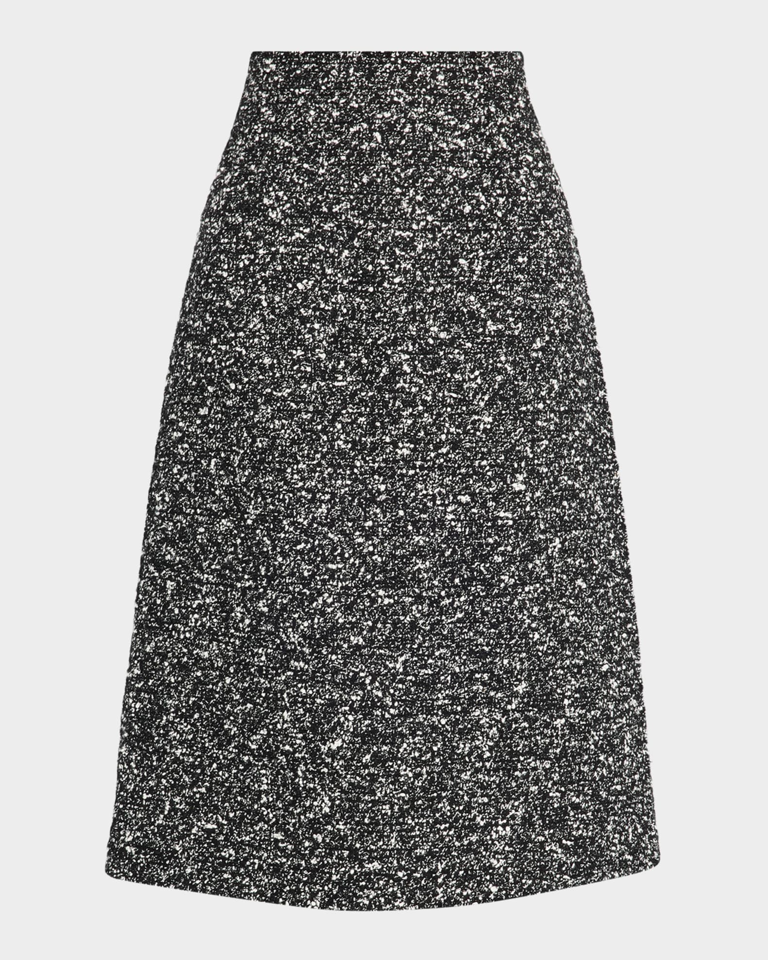 Lafayette 148 New York A-Line Boucle Tweed Midi Skirt | Neiman Marcus