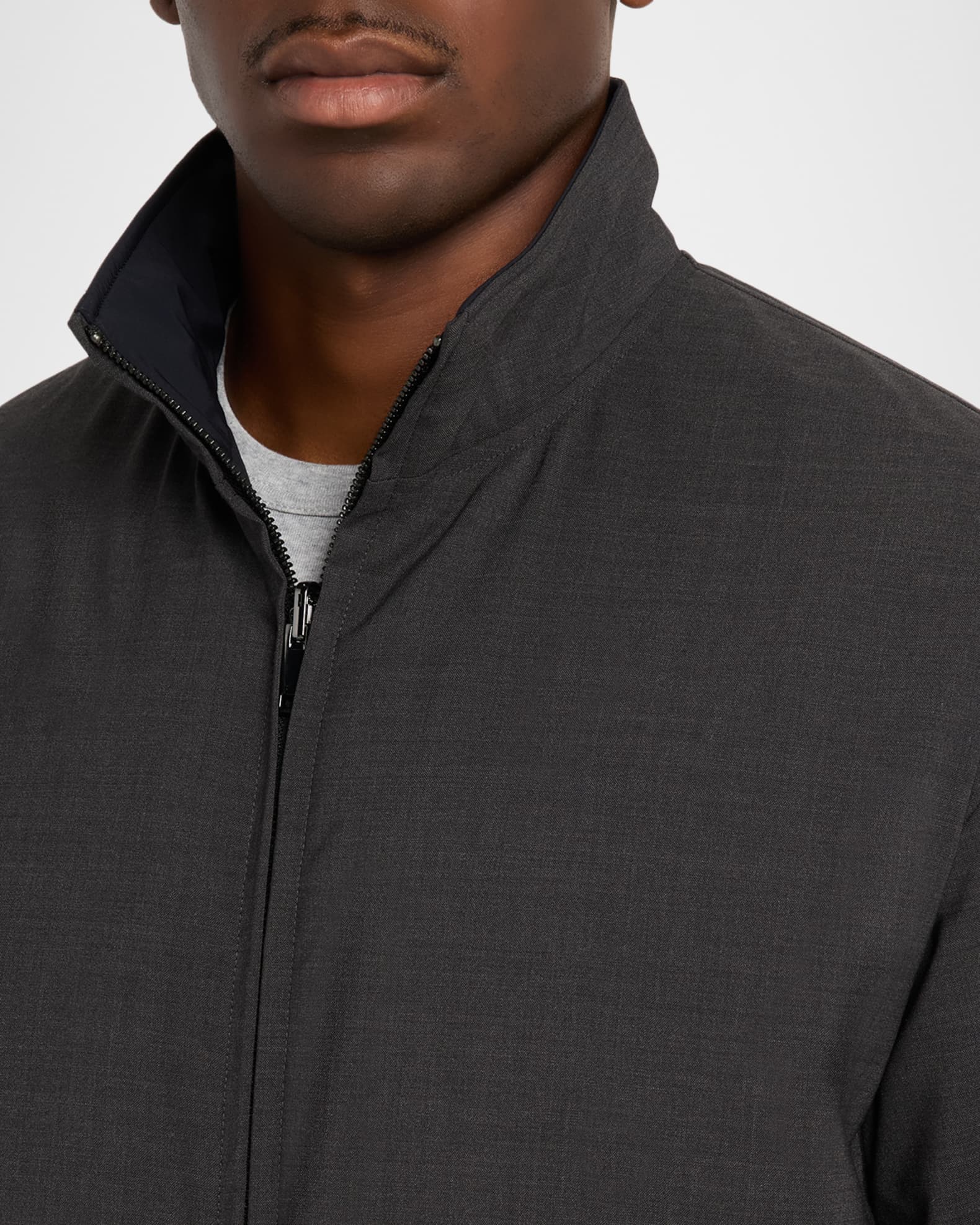 Theory ブルゾンS Theory Cotton-Blend Zip-Up Blouson Jacket | Saks Fifth Avenue