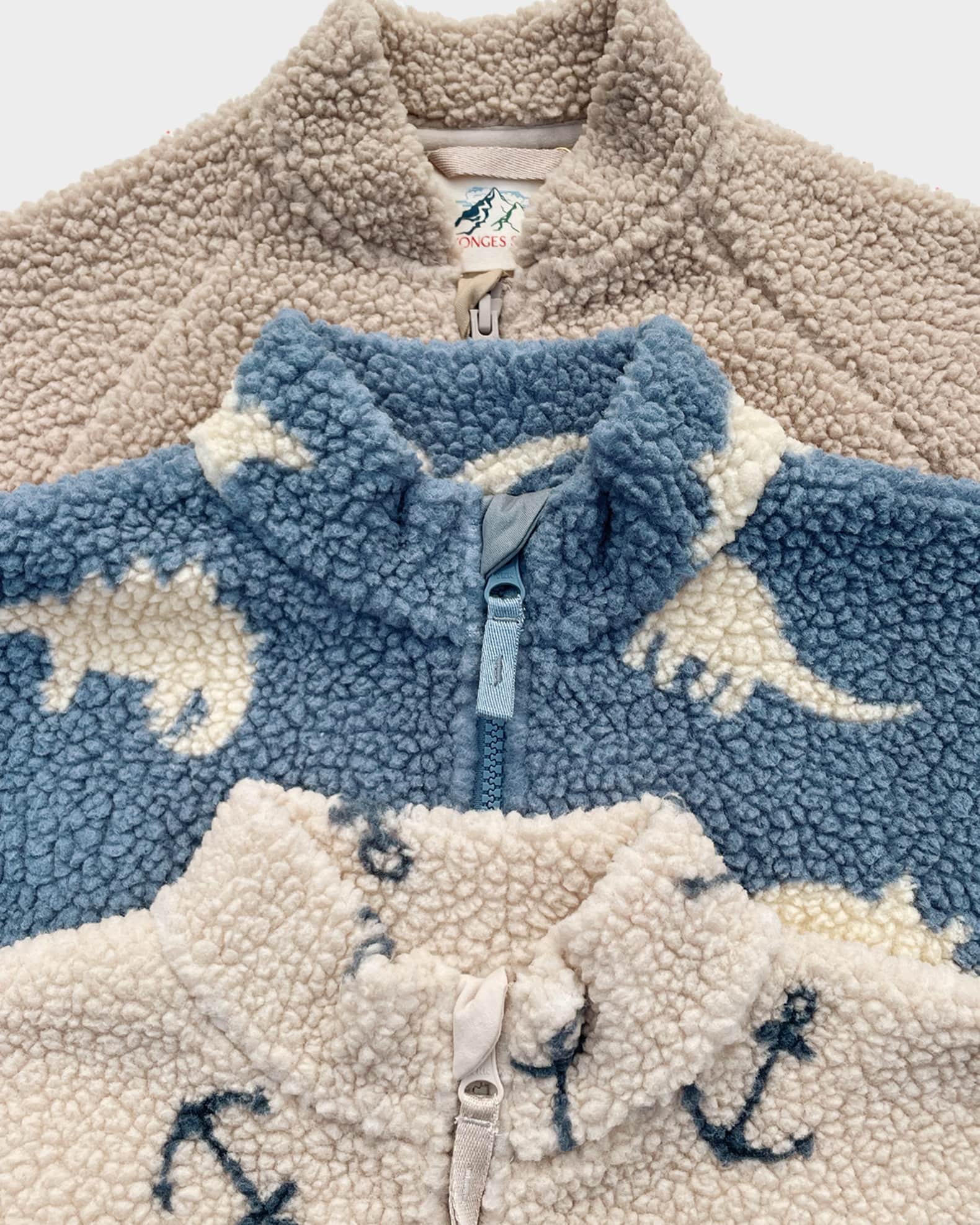 Konges Slojd Girl's Jody Teddy Fleece Jacket, Size 12M-10 | Neiman