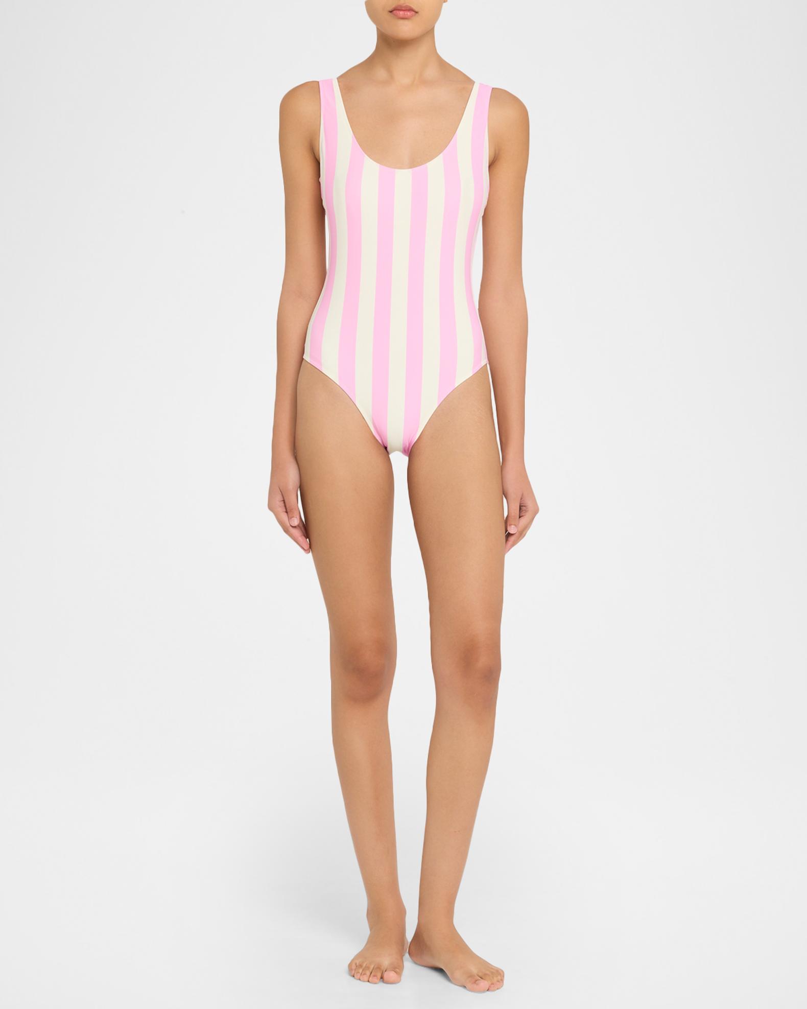 Solid and Striped The Anne-Marie Striped One-Piece Swimsuit | Neiman Marcus