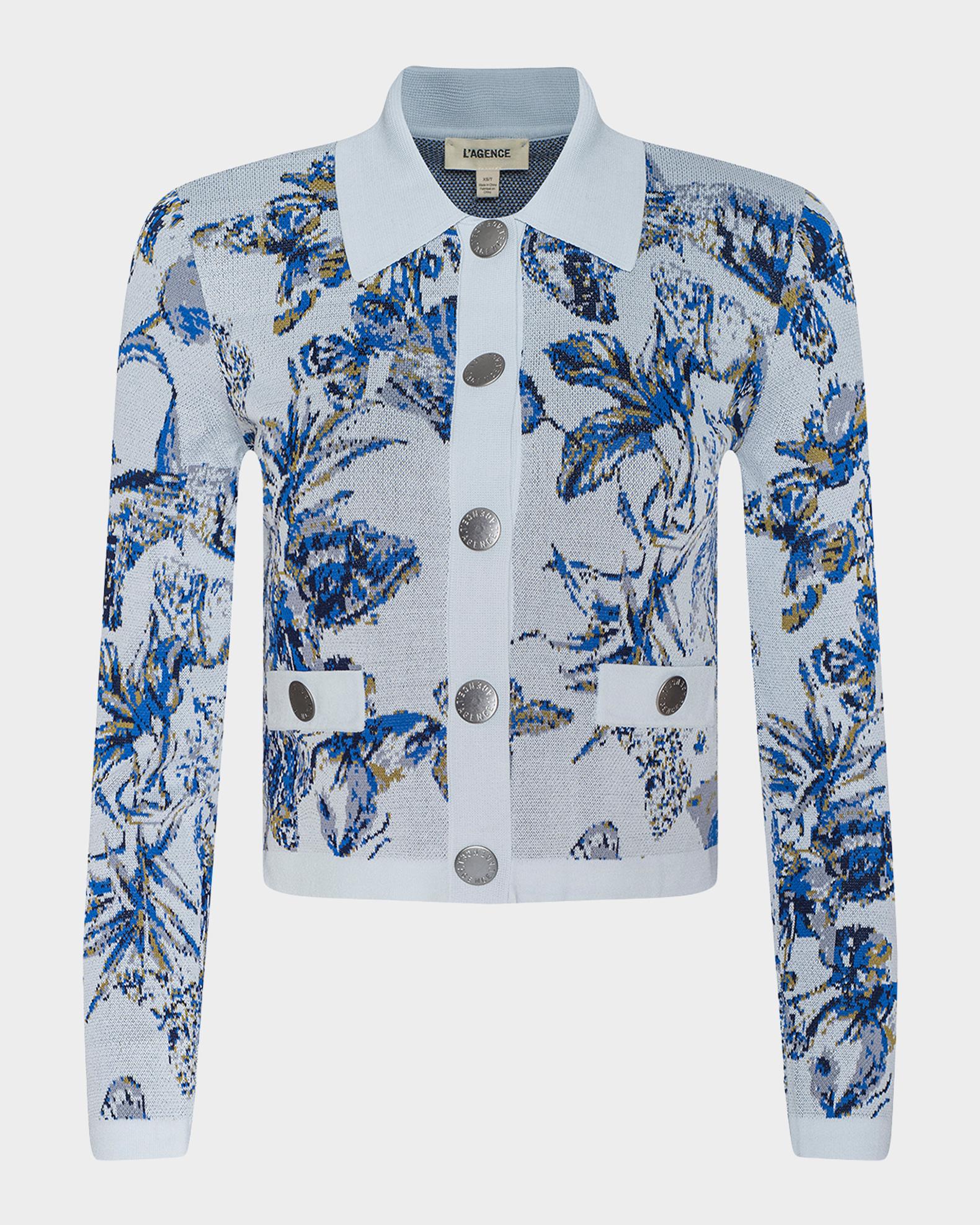 Western Toile Osiris Jacquard Cardigan | Neiman Marcus