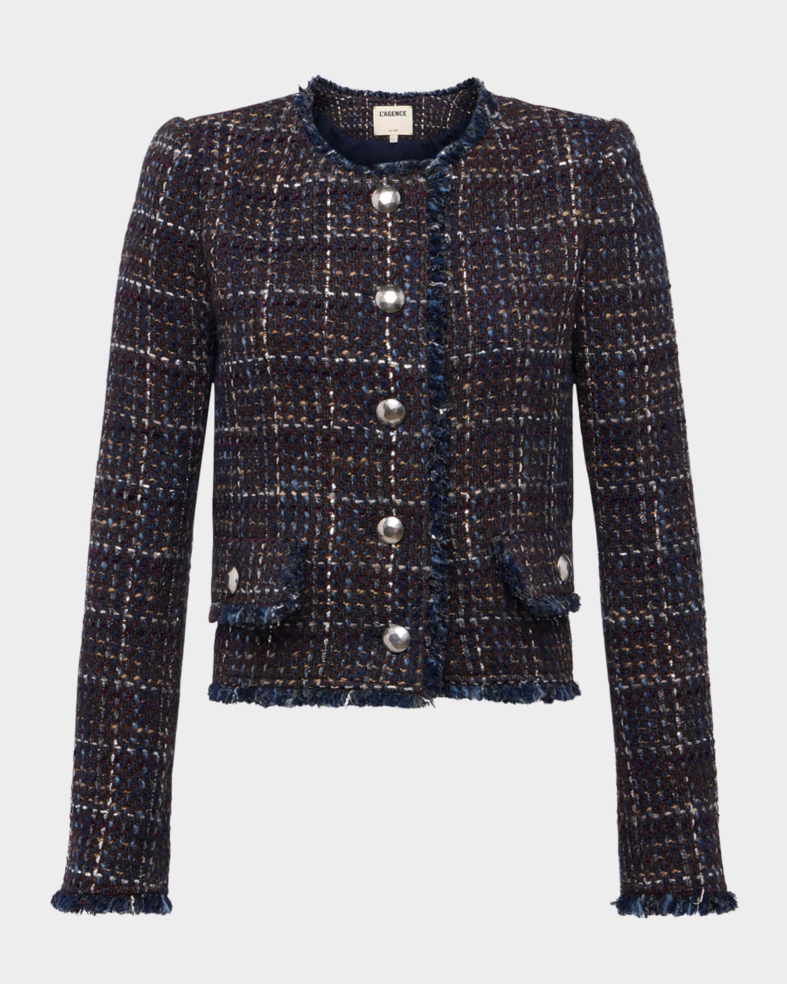 L'Agence Zaya Tweed Jacket | Neiman Marcus