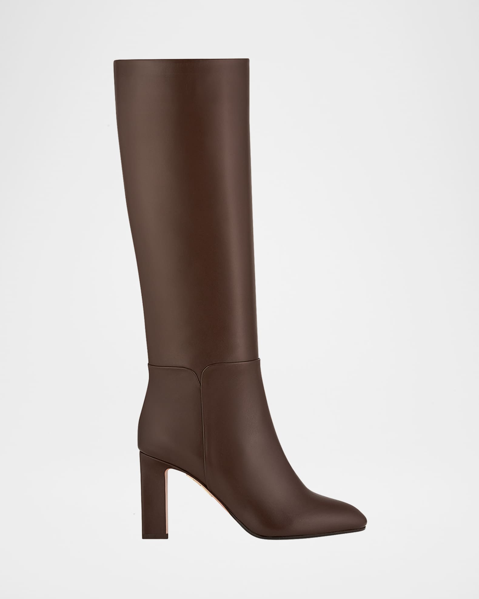37×50 39×50 Aquazzura 85mm Sellier Block-Heel Knee-High Boots | Neiman Marcus