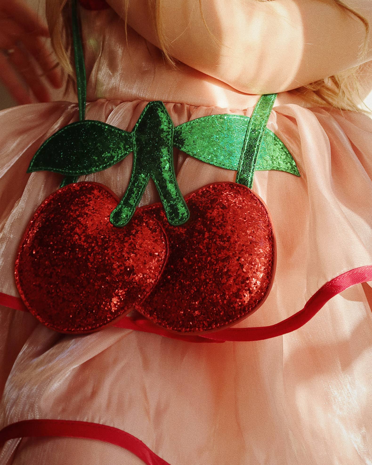 Konges Slojd Kid's Barbaros Cherry Shoulder Bag | Neiman Marcus