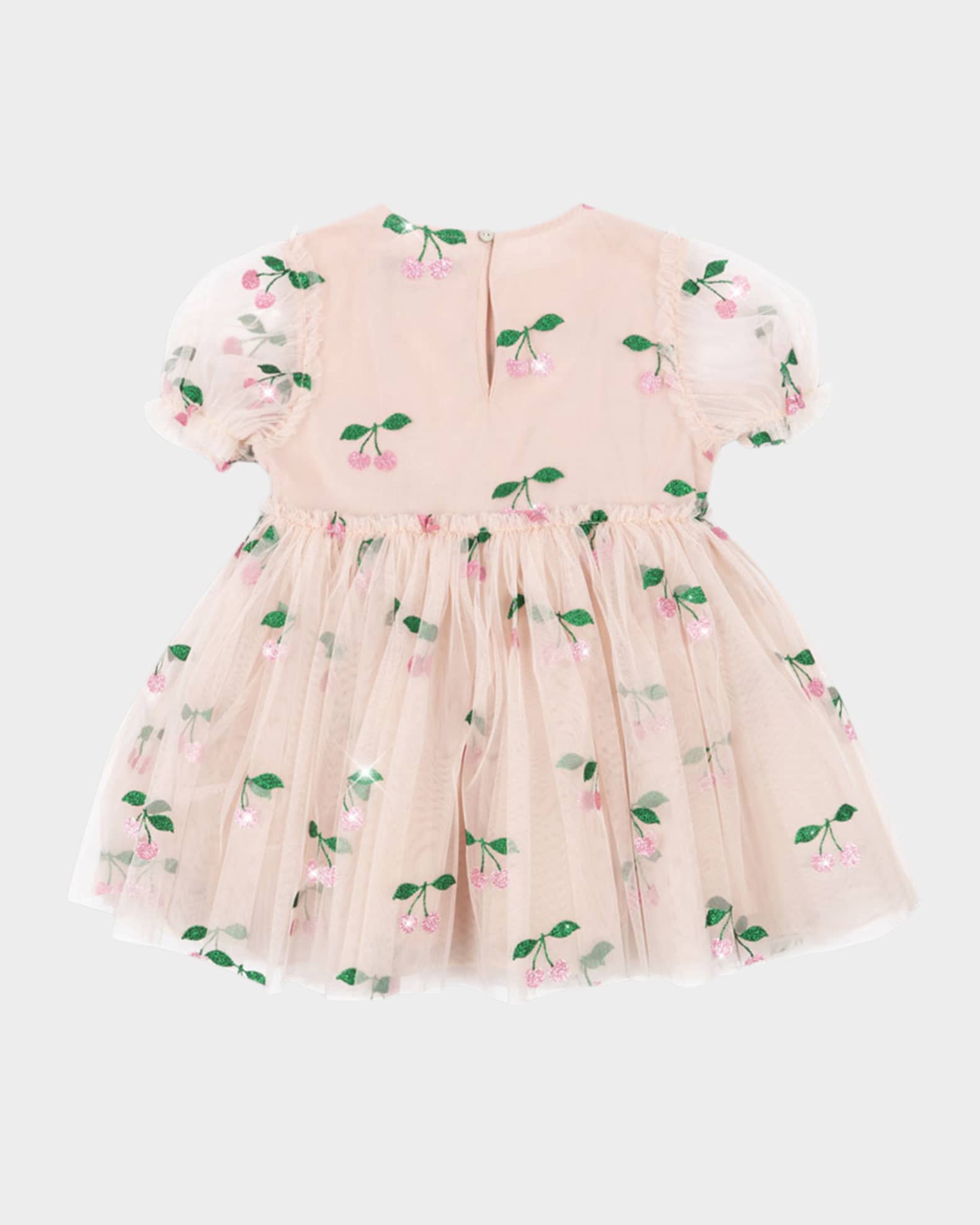 Konges Slojd Girl's Tullie Puff Sleeve Dress, Size 18M-8 | Neiman