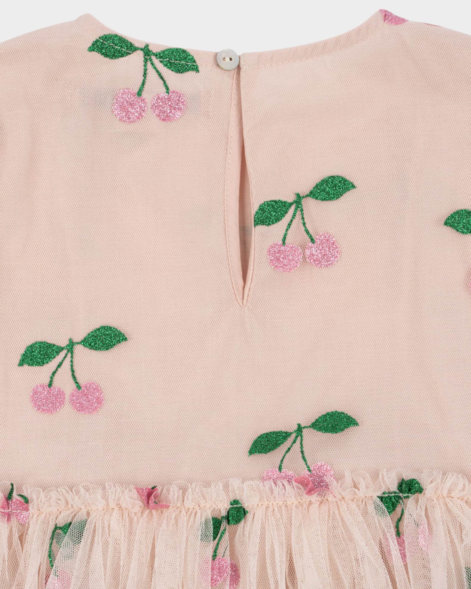 Konges Slojd Girl's Tullie Puff Sleeve Dress, Size 18M-8 | Neiman