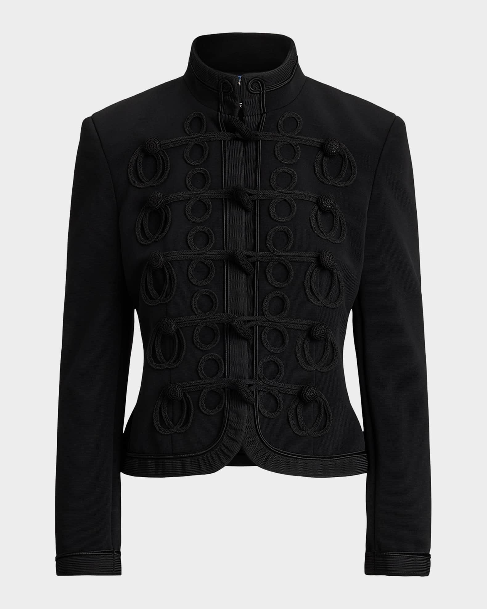 Polo Ralph Lauren Soutache-Trim Band Jacket | Neiman Marcus