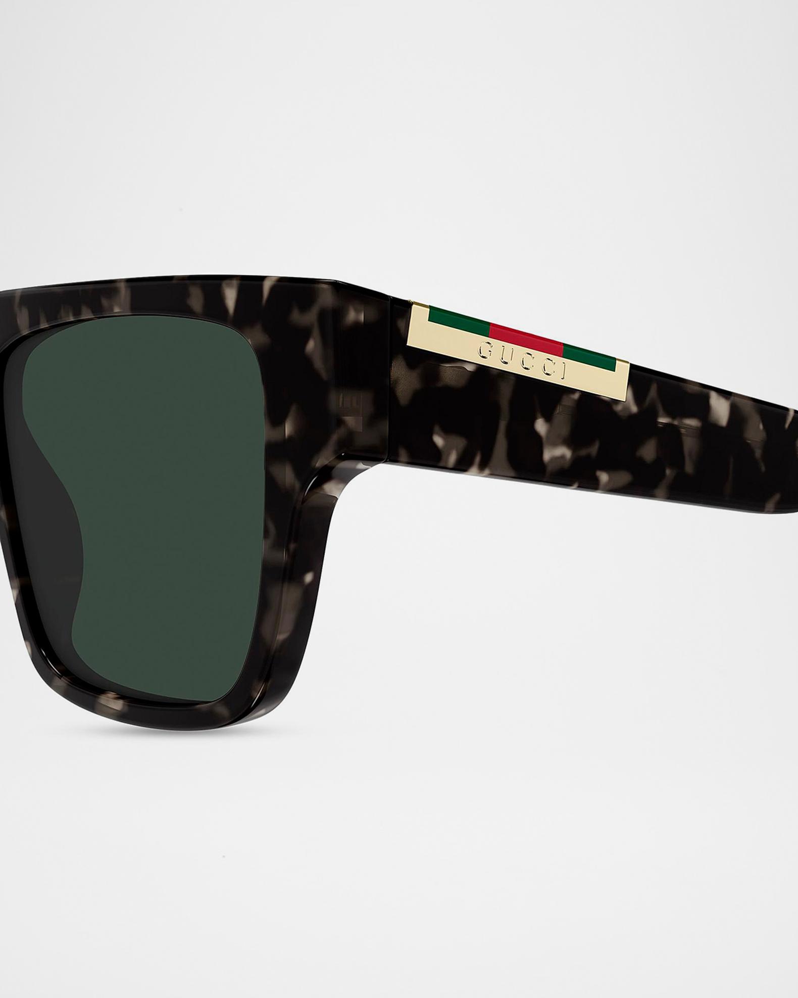 GUCCI 53mm Square Sunglasses Gucci Faceted Rectangular Sunglasses GG1528S 001 Black 53mm  main image 2